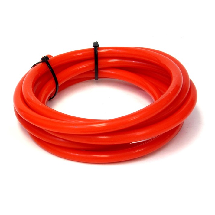 HPS Silicone Vacuum Tubing Red 0.12″ (3mm) ID 0.35″ (9mm) OD Sold per feet