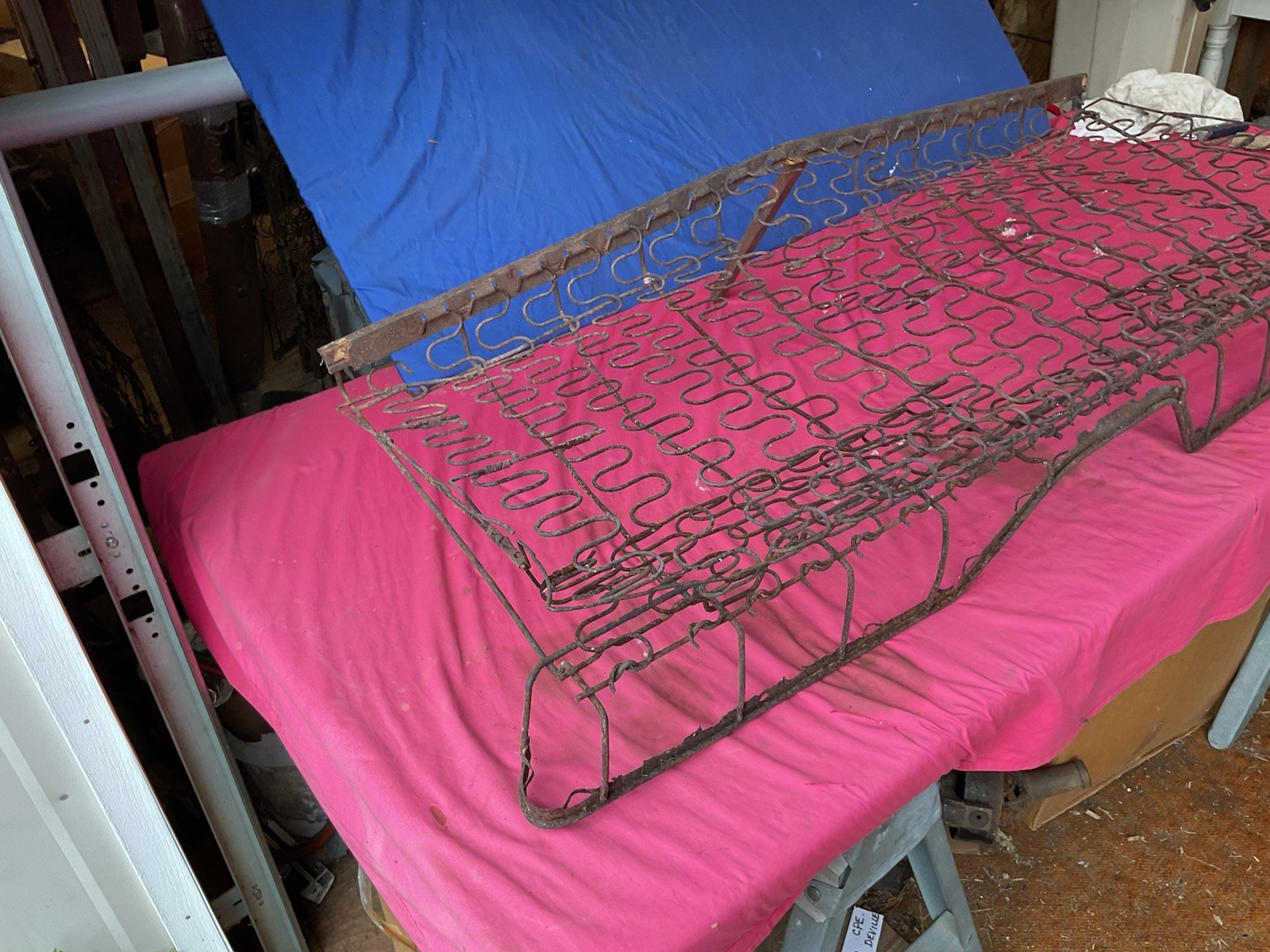 1959, 1960, Chevrolet Convertible Rear Seat Bottom, Original