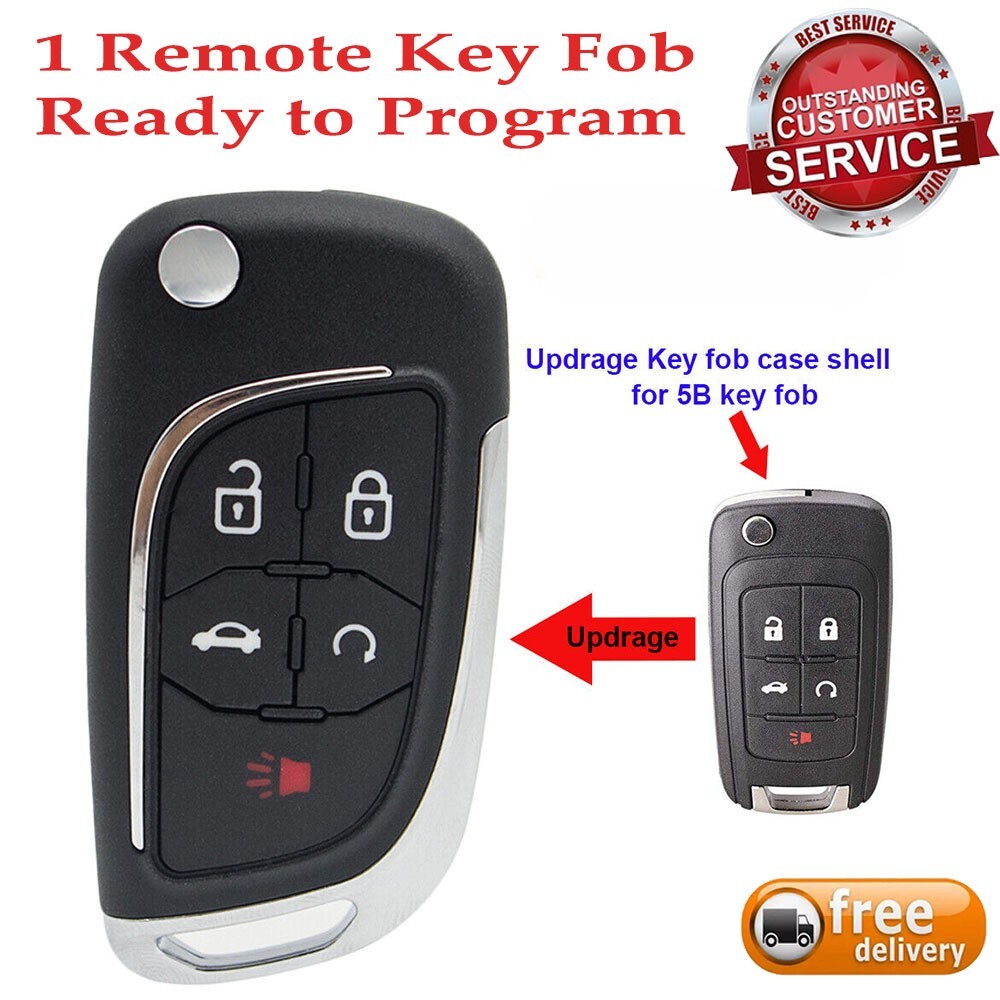Update Fob for 2010-2016 Chevrolet Camaro Cruze Equinox Malibu Remote Key Fob 5B