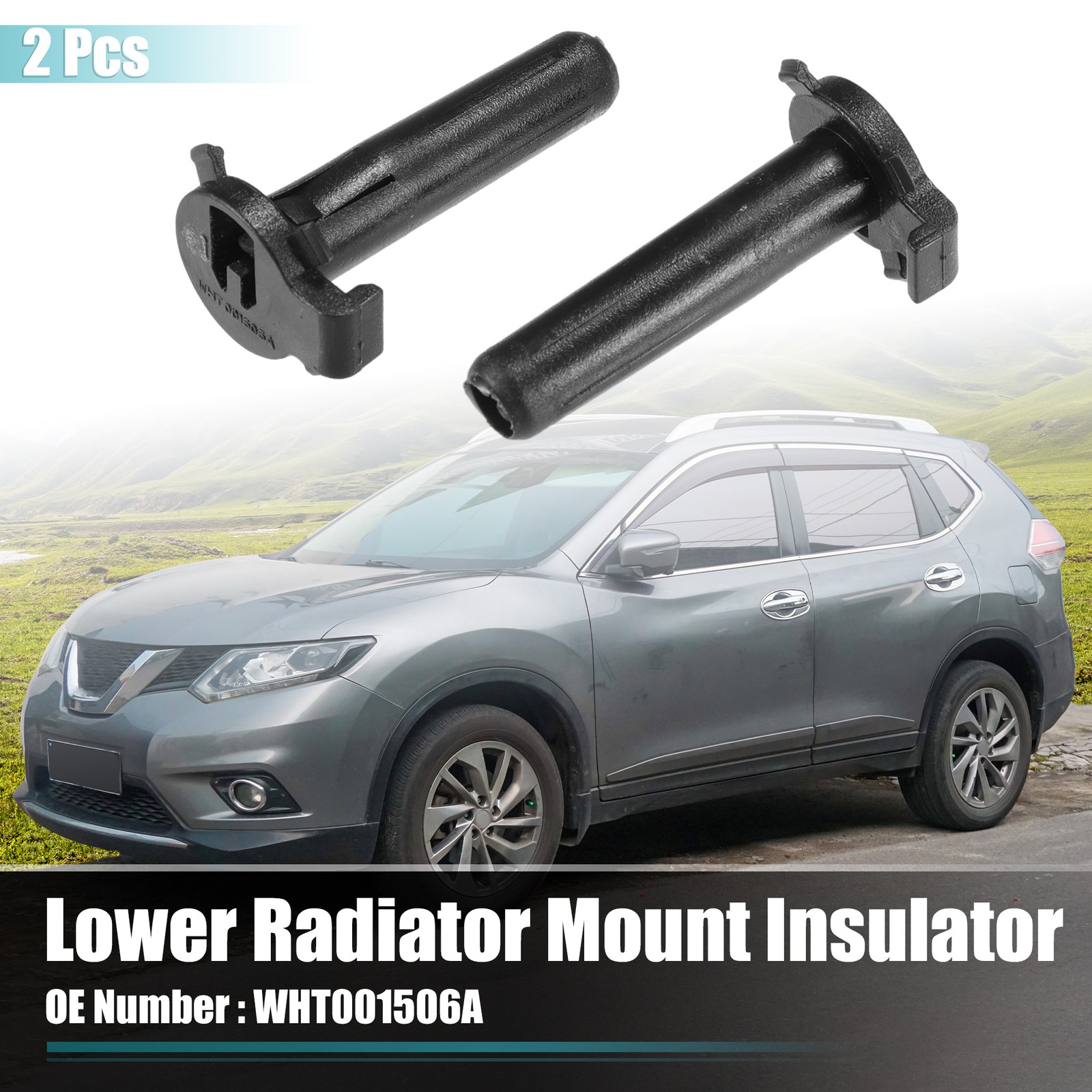 2pcs Radiator Mount Bracket for Audi A4 2009-2016 for Audi A4 A5 No.WHT001506A