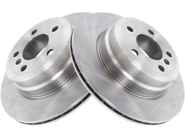 Rear TRQ 2 Piece Brake Rotor Set Brake Rotor Set fits BMW X6 2009-2019 21VZMF