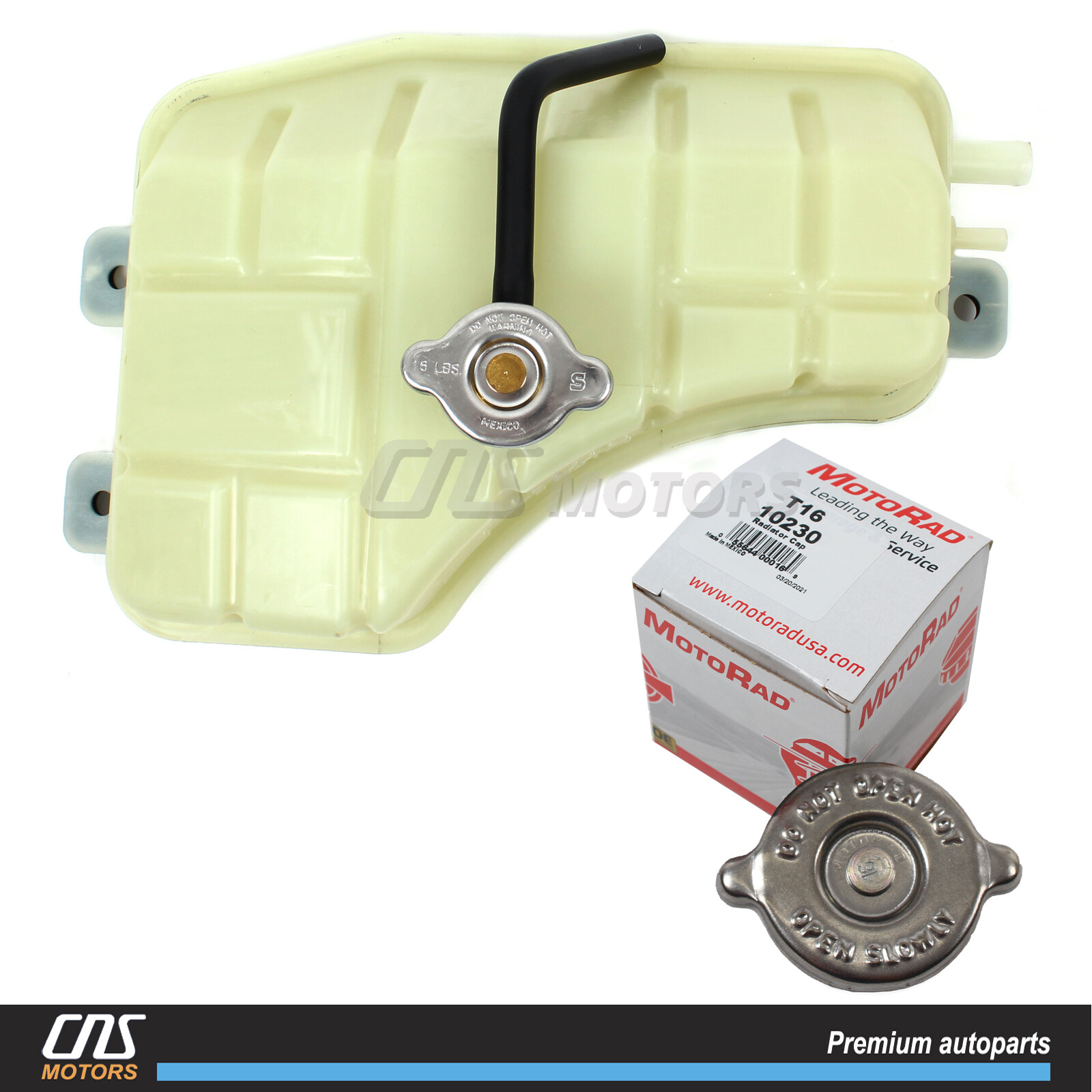 Engine Coolant Reservoir Tank w/ Motorad Cap for 03-06 Kia Sorento 254303E201
