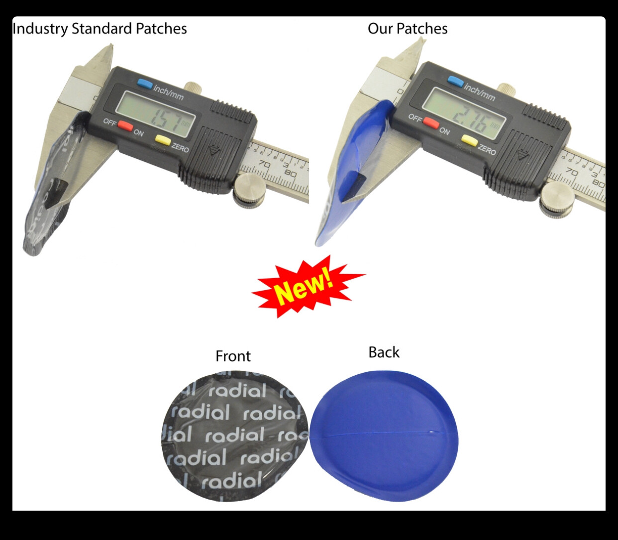 500 Pcs Small Size (1- 3/4″) Repair Tire Patch Round Radial with High Quality