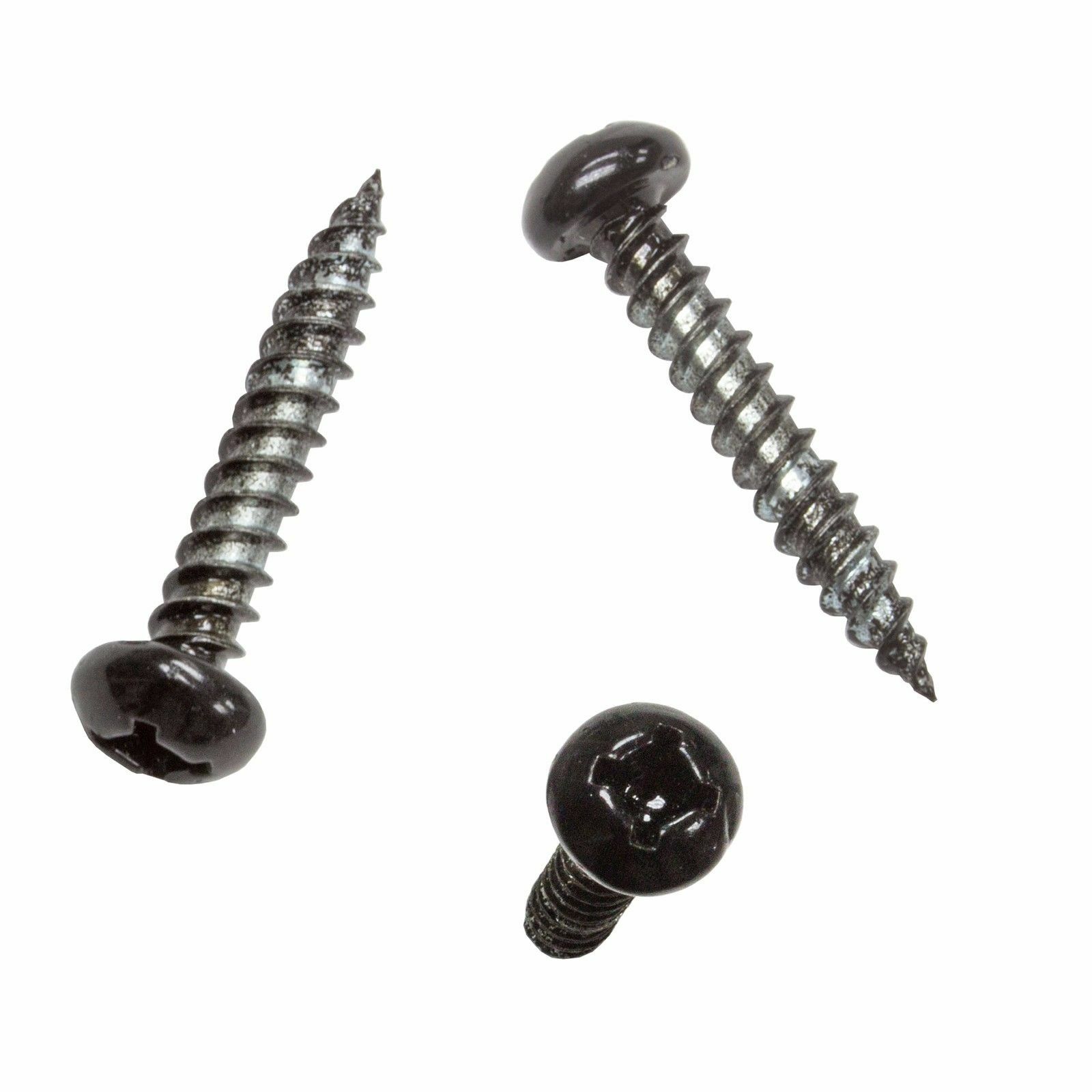 RV Camper Trailer Motorhome Screws 1,000 #8 X 1″ Black Pan Head Zinc Plated