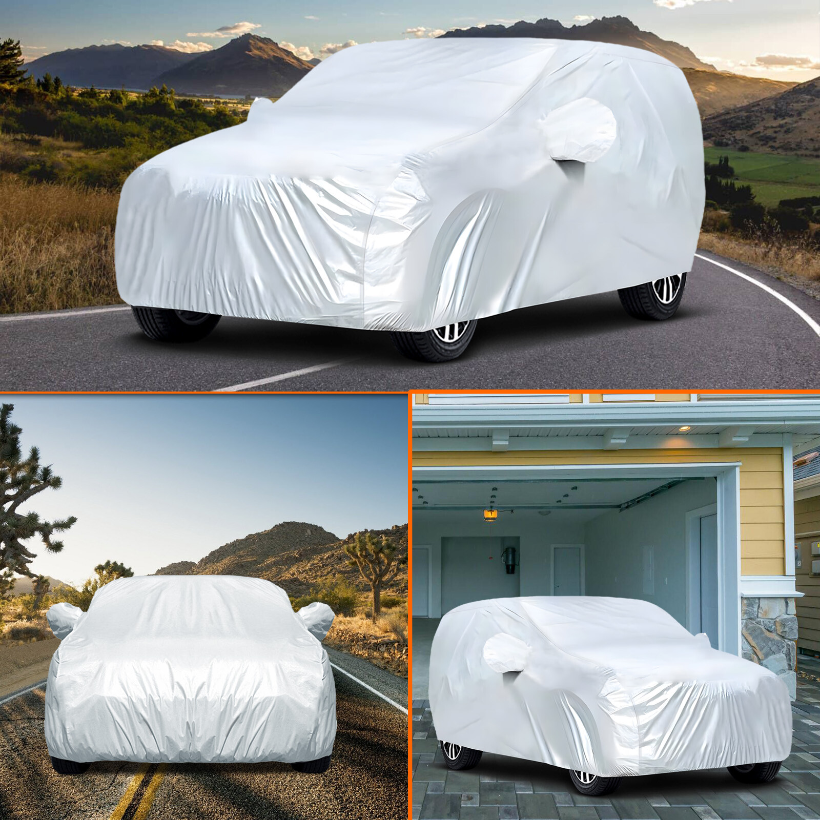 Waterproof Truck SUV Car Cover Outdoor Dust Rain UV Resistant Protect for Honda