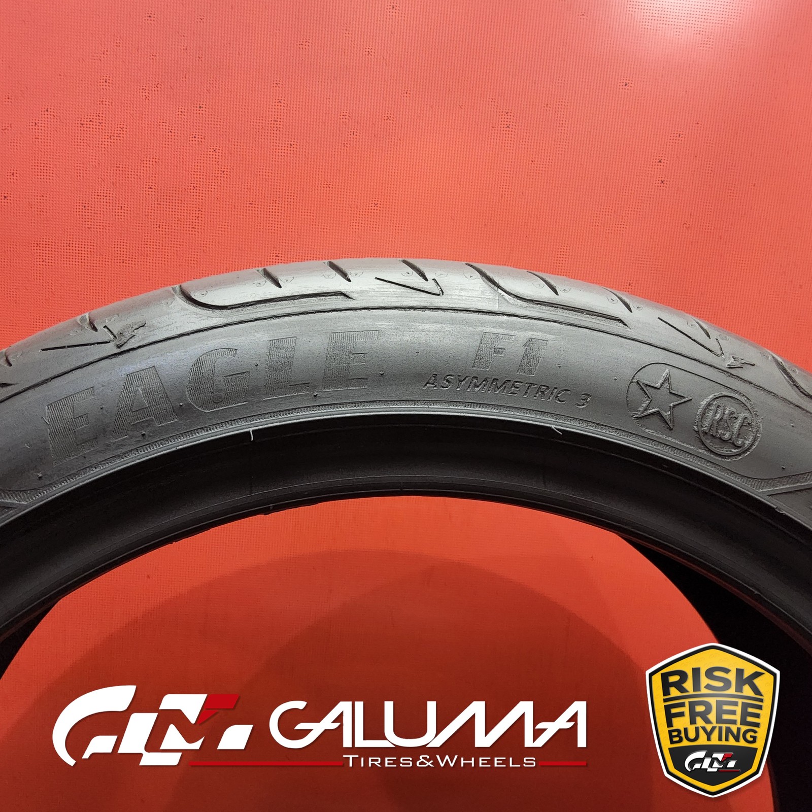 2 Tires Goodyear Eagle F1 Asymmetric 3 ROF RunFlat ★ 205/45R17 No Repairs #95762