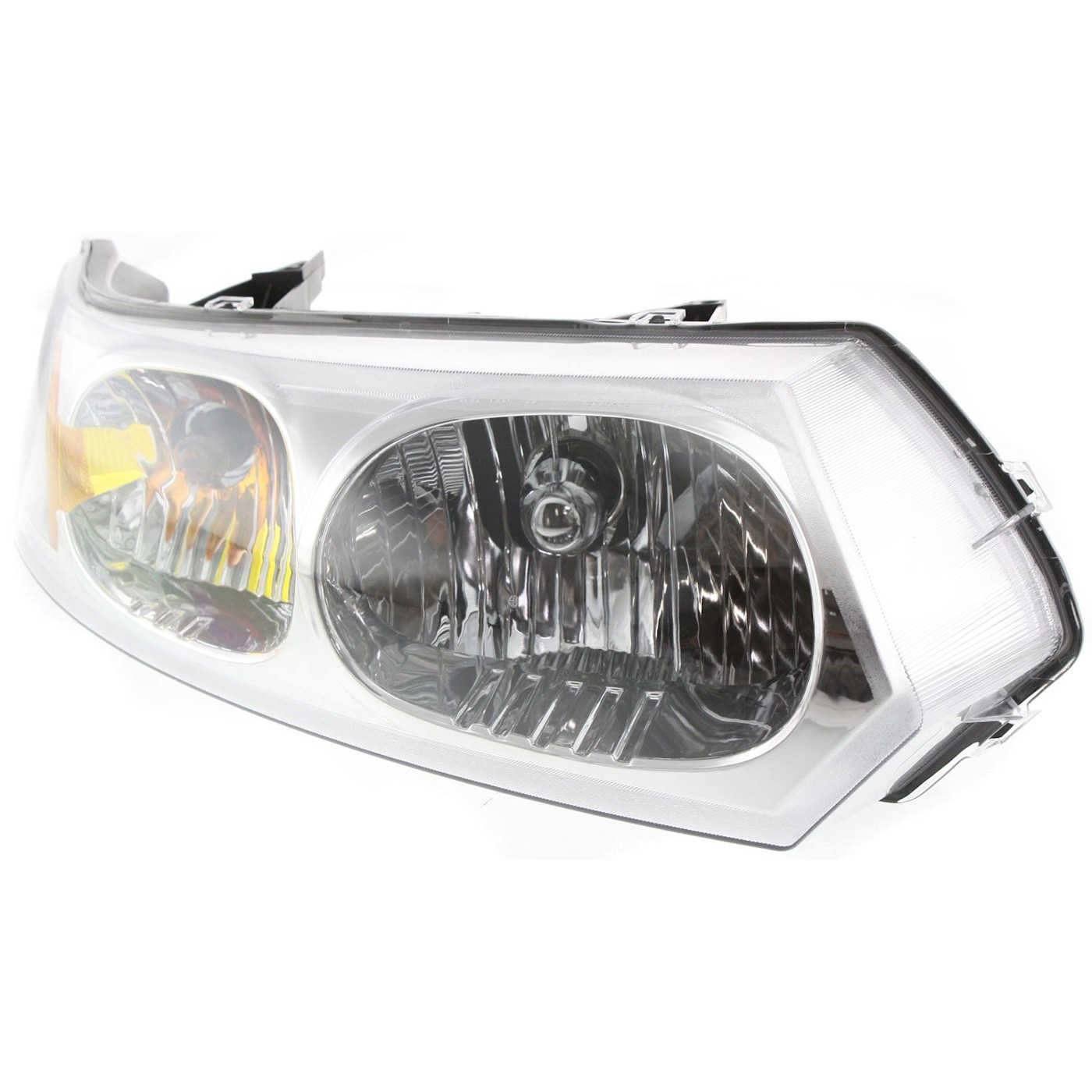 Headlight Assembly Set For 2003-2007 Saturn Ion Left and Right Sedan With Bulb