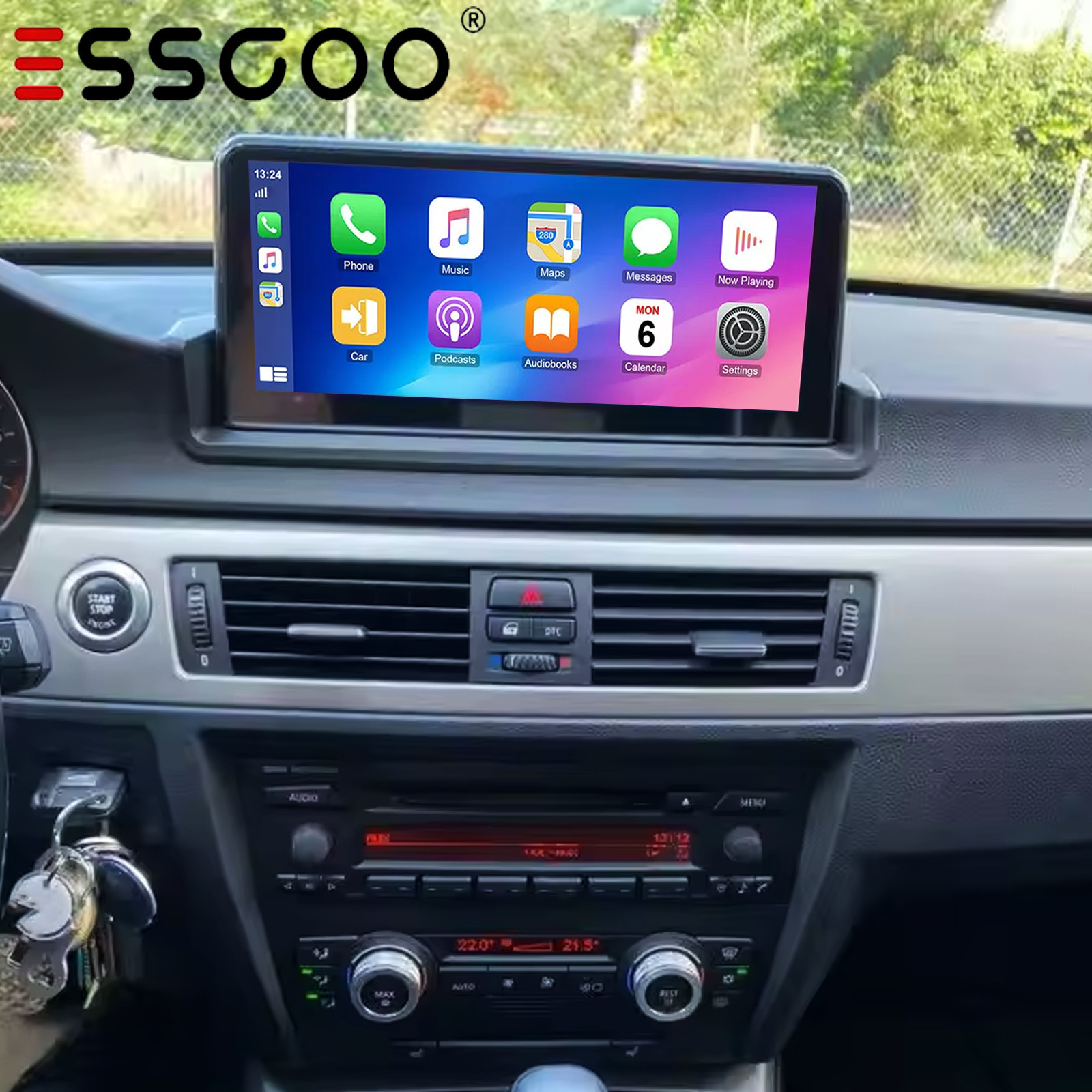 10.25″ For BMW 3 Series E90/E91/E92/E93 2006-2011 Car Stereo Apple CarPlay Radio
