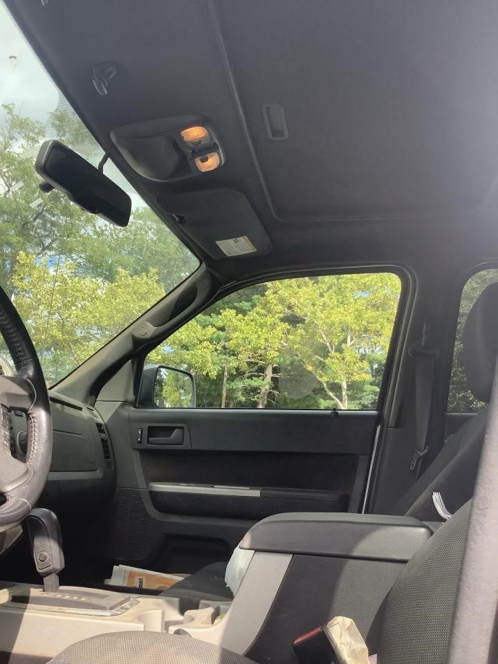 Used Left Sun Visor fits: 2012 Ford Escape w/illumination w/sunroof L. w/garage