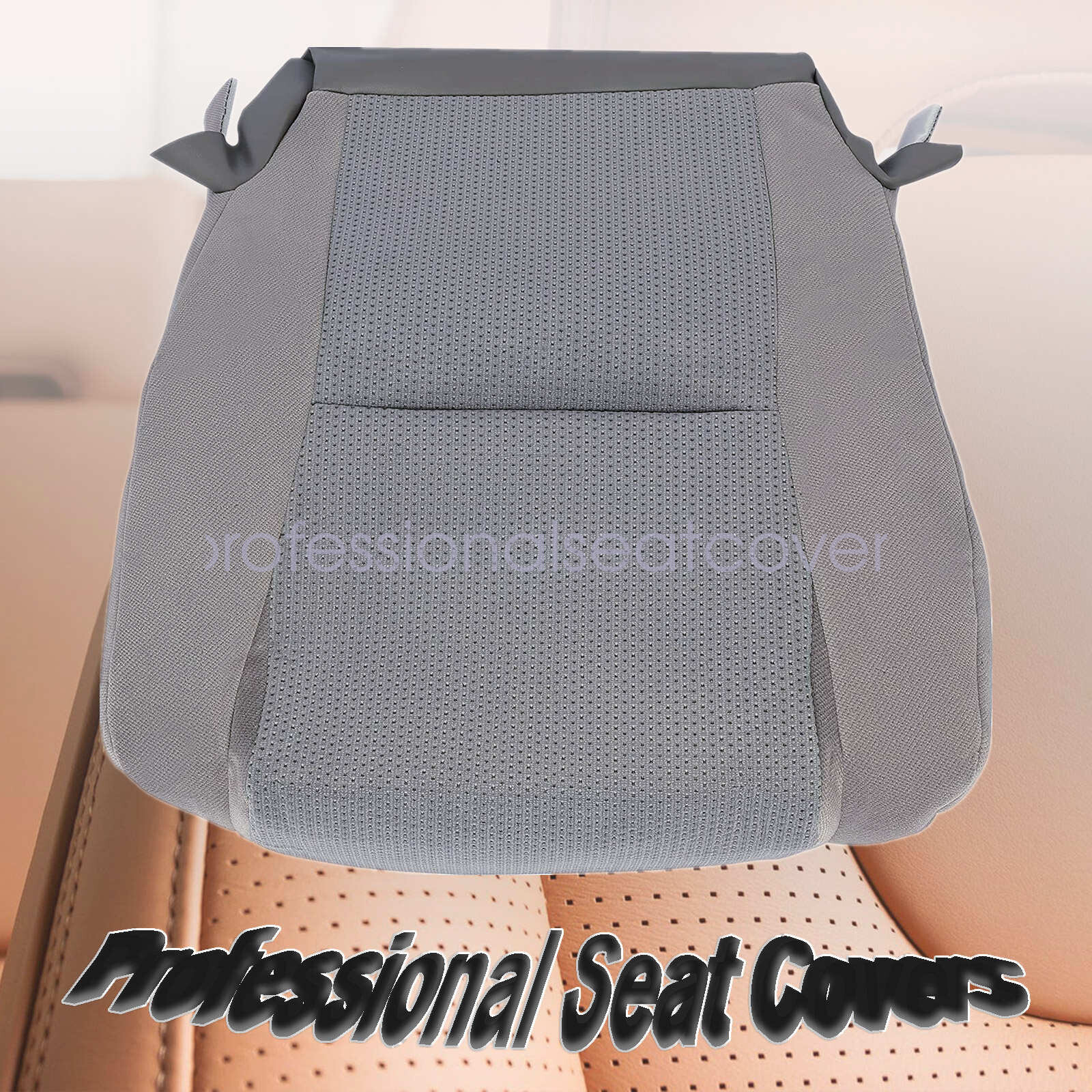 Replacement For 2009-2015 Toyota Tacoma Manual Cloth Driver Bottom Seat Cover