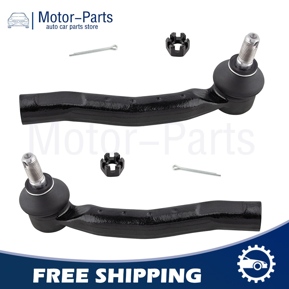 2x Front Left&Right Outer Tie Rods for 2006 2007-2014 Toyota Yaris Prius C