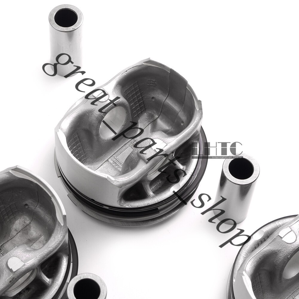 6x Pistons Rings KS STD Low Compression 9.7:1 For BMW E60 E90 325i 523i N52B25