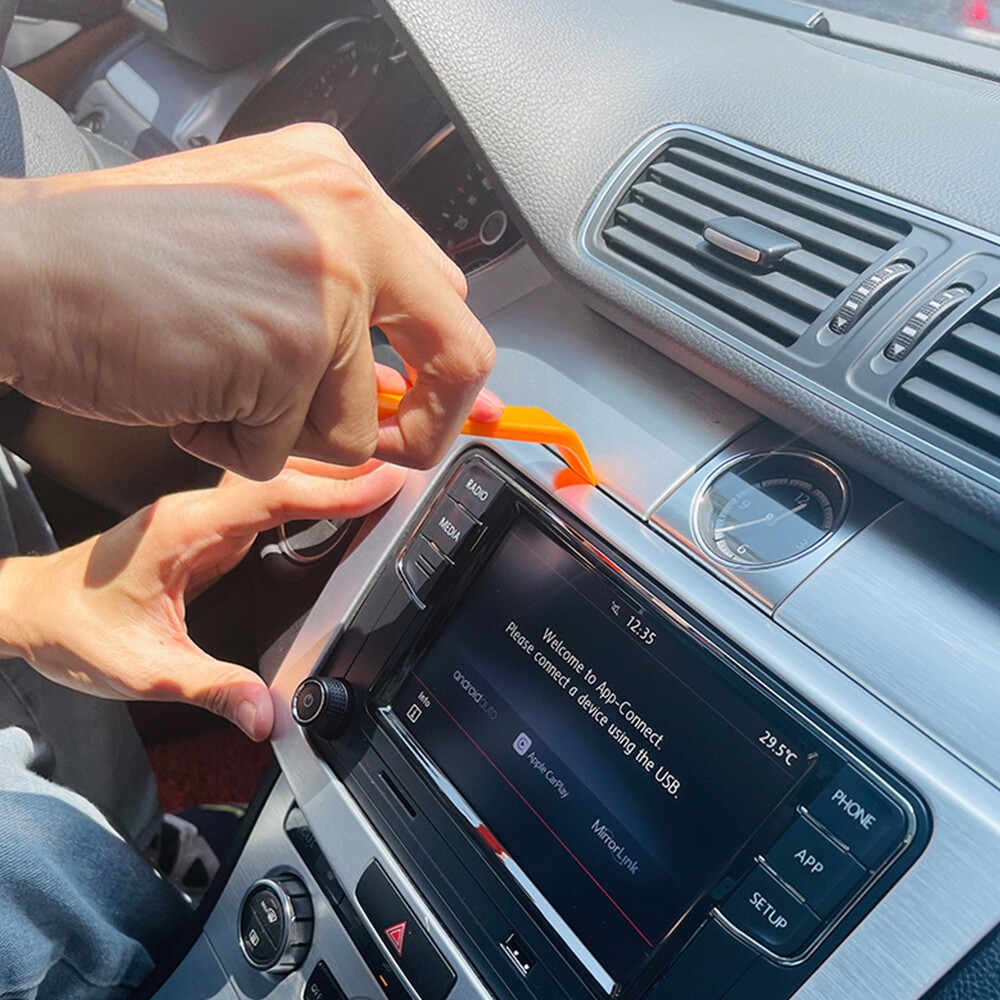 4PCS Car Plastic Fastener No Scratch Removal Pry Tools For Vehicle Interior Trim
