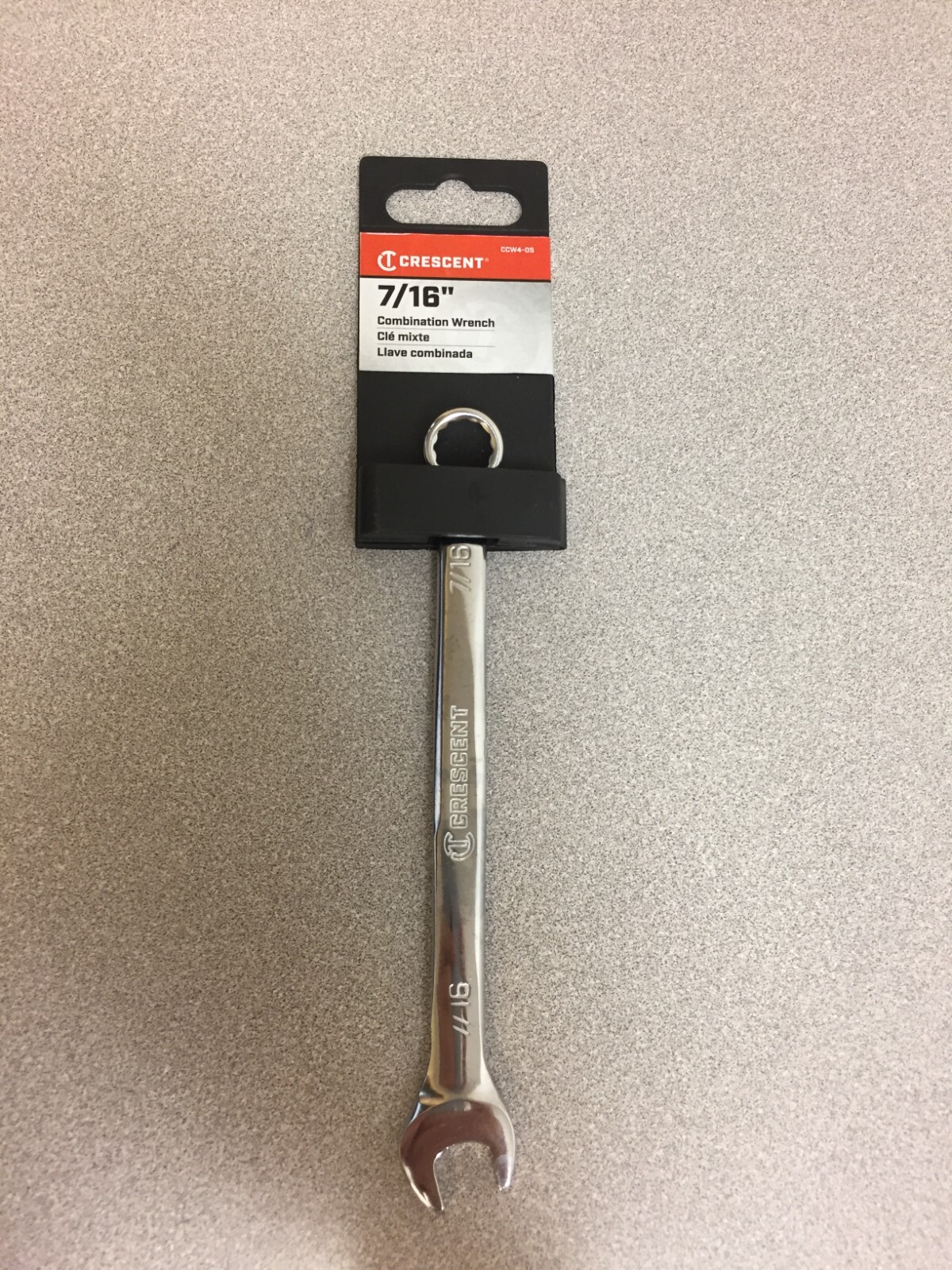 Crescent 7/16 in. X 7/16 in. 12 Point SAE Combination Wrench 6.50 in. L 1 pc