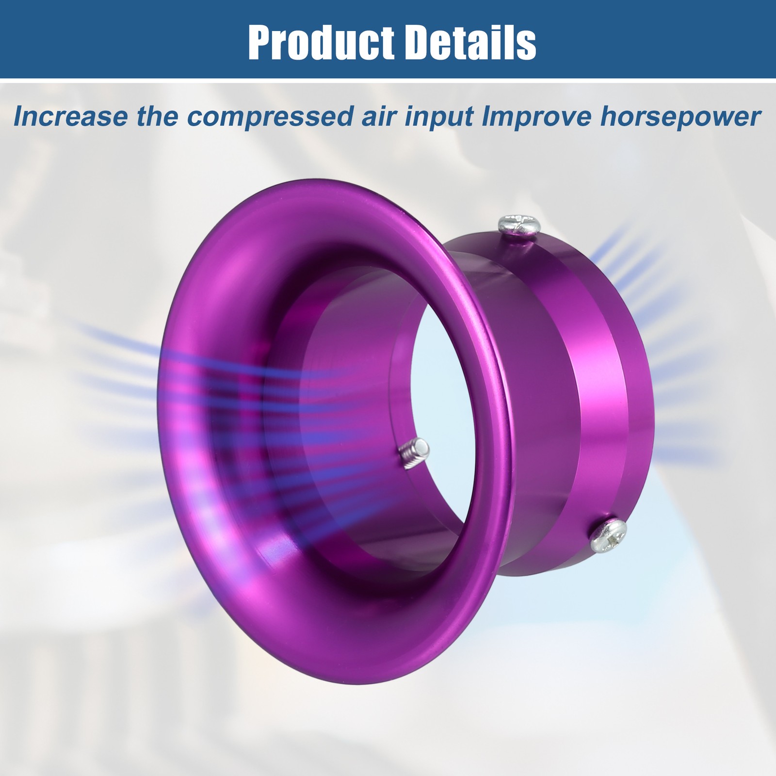 Universal 1.97″ Velocity Stack Motorcycle Carburetor Air Filter Trumpet Packof1