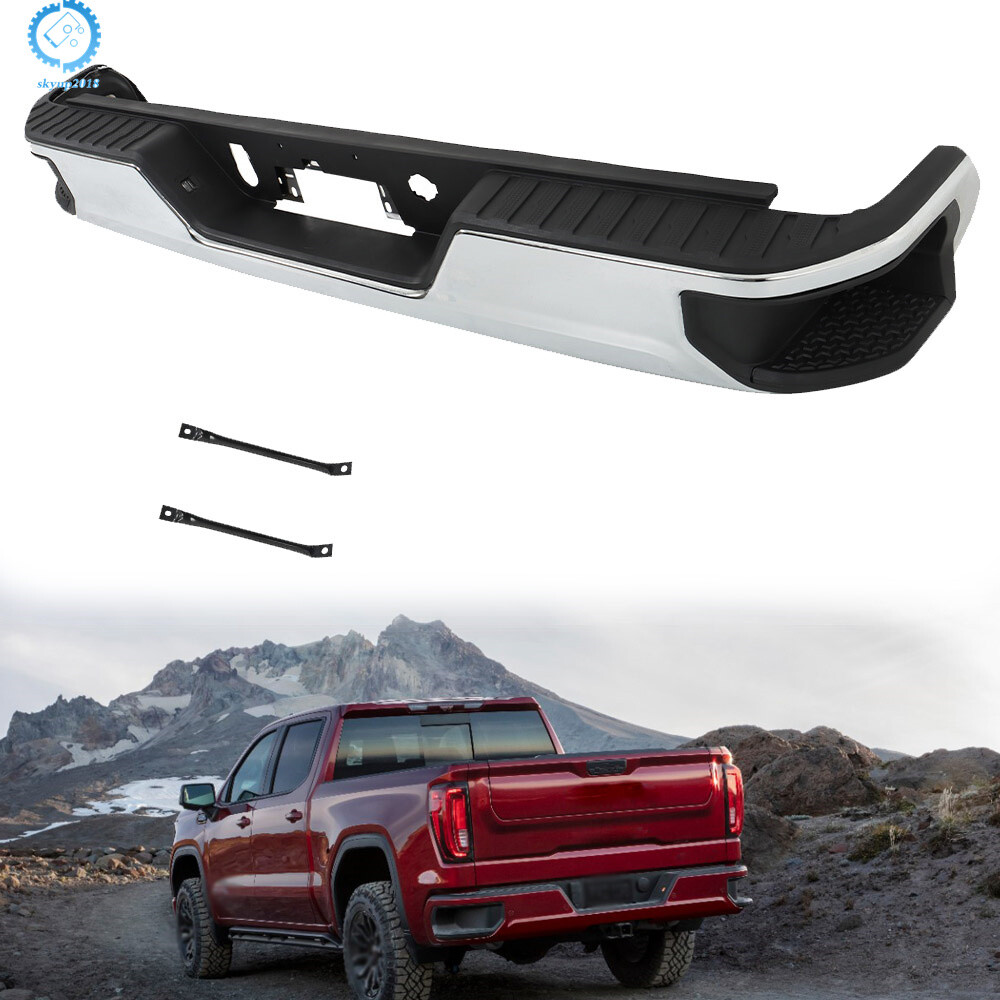 Chrome Rear Bumper Assembly For 2019-2023 Sierra 1500 Silverado 1500 GM1103214