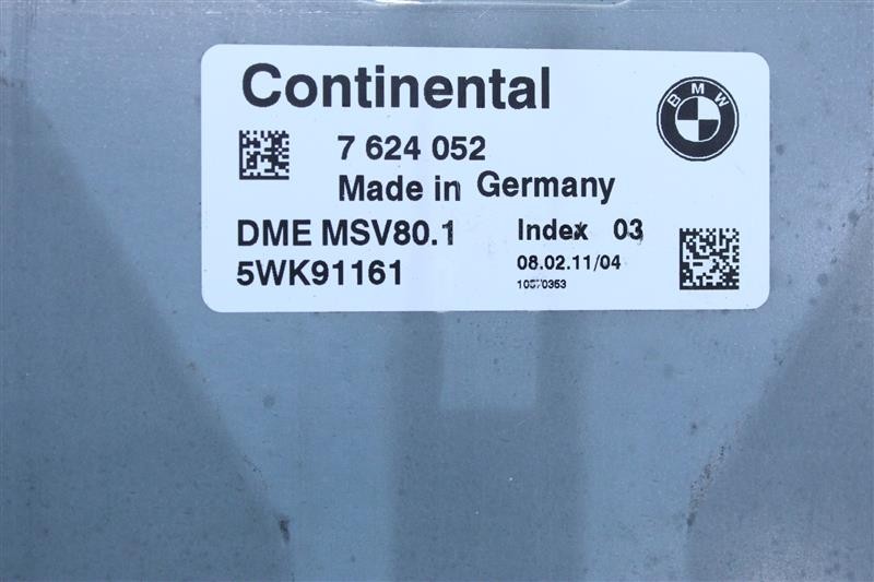 Used Engine Control Module (ECM) fits: 2011 Bmw 328I Electronic Control Module M