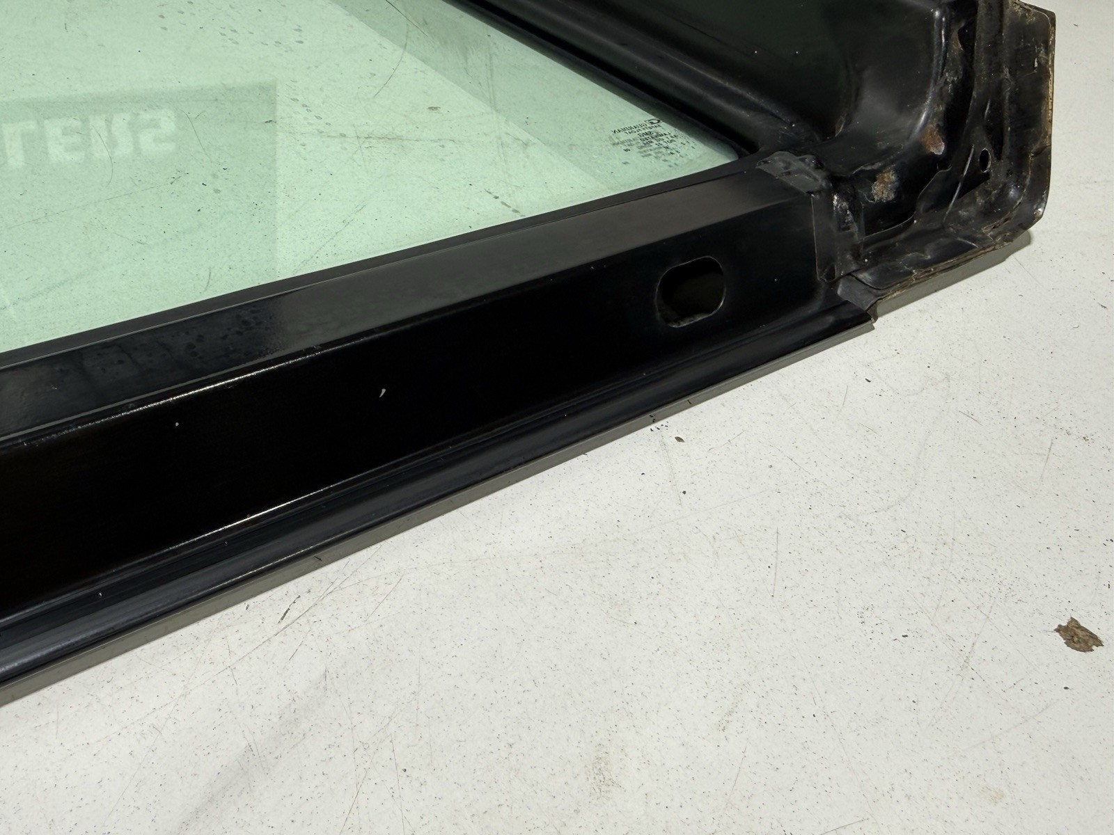 Windshield Frame Panel BLACK PX8 + FREE Windshield GLASS 97-02 Jeep TJ Wrangler