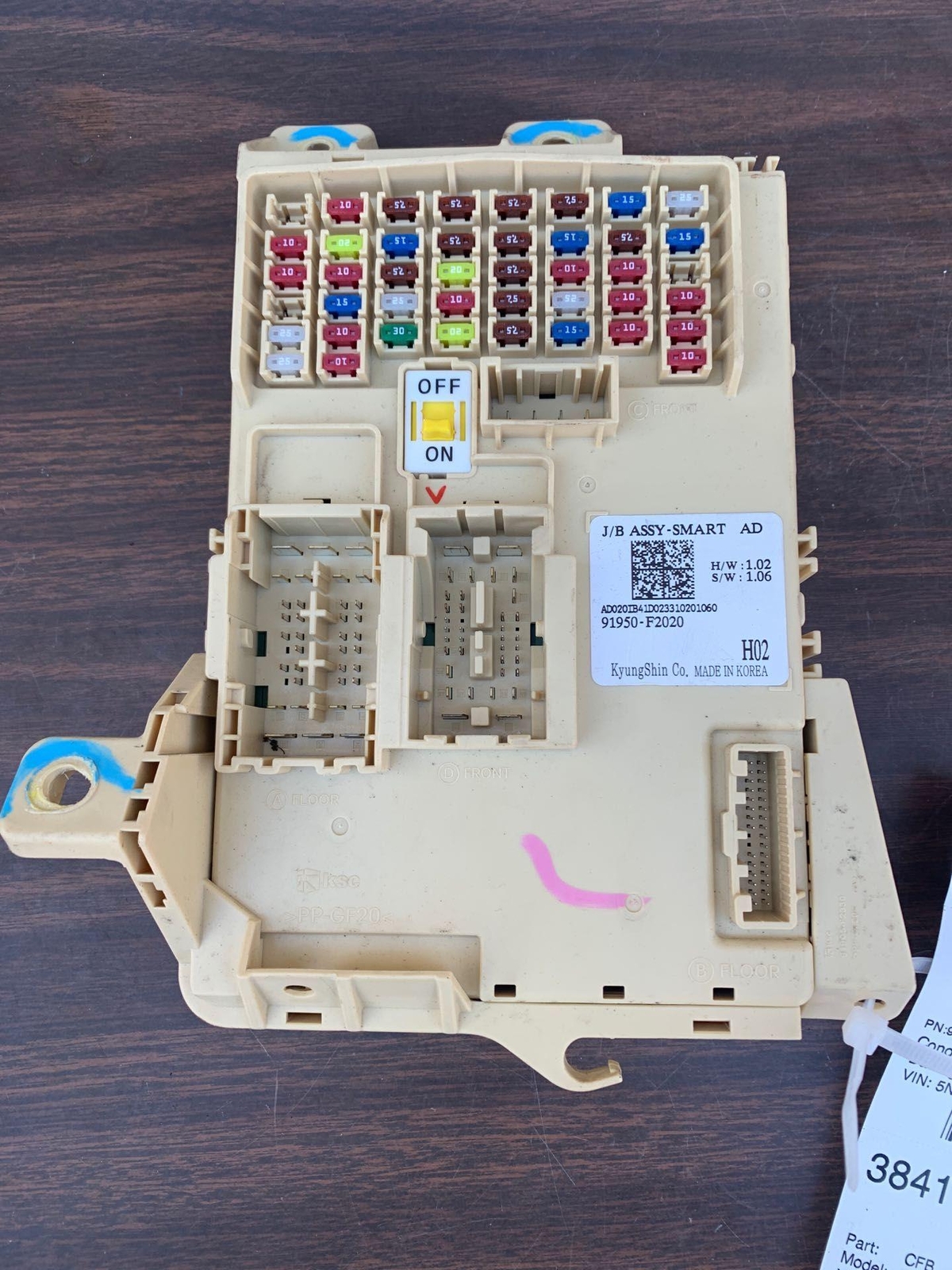 ✅ 2017 HYUNDAI ELANTRA CABIN FUSE BOX PN:91950-F2020 OEM