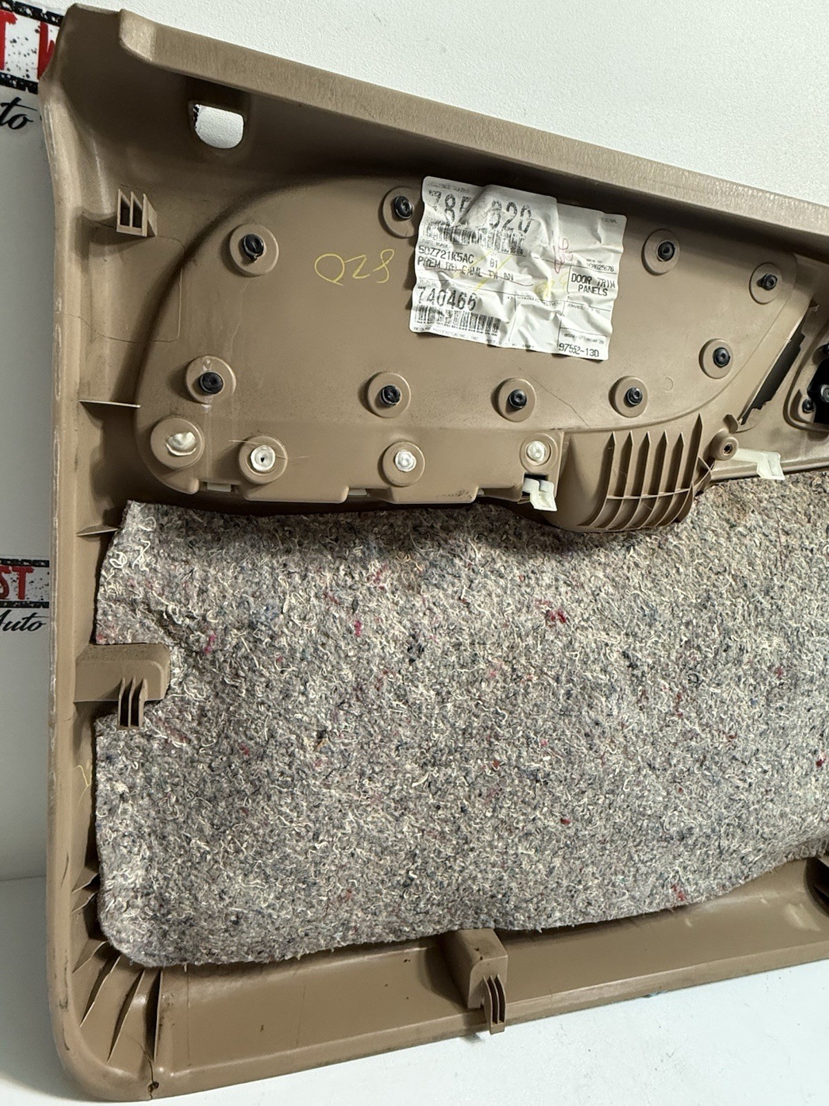 1997-2000 Dodge Dakota Power Front Driver & Passenger Side Door Panels OEM Brown