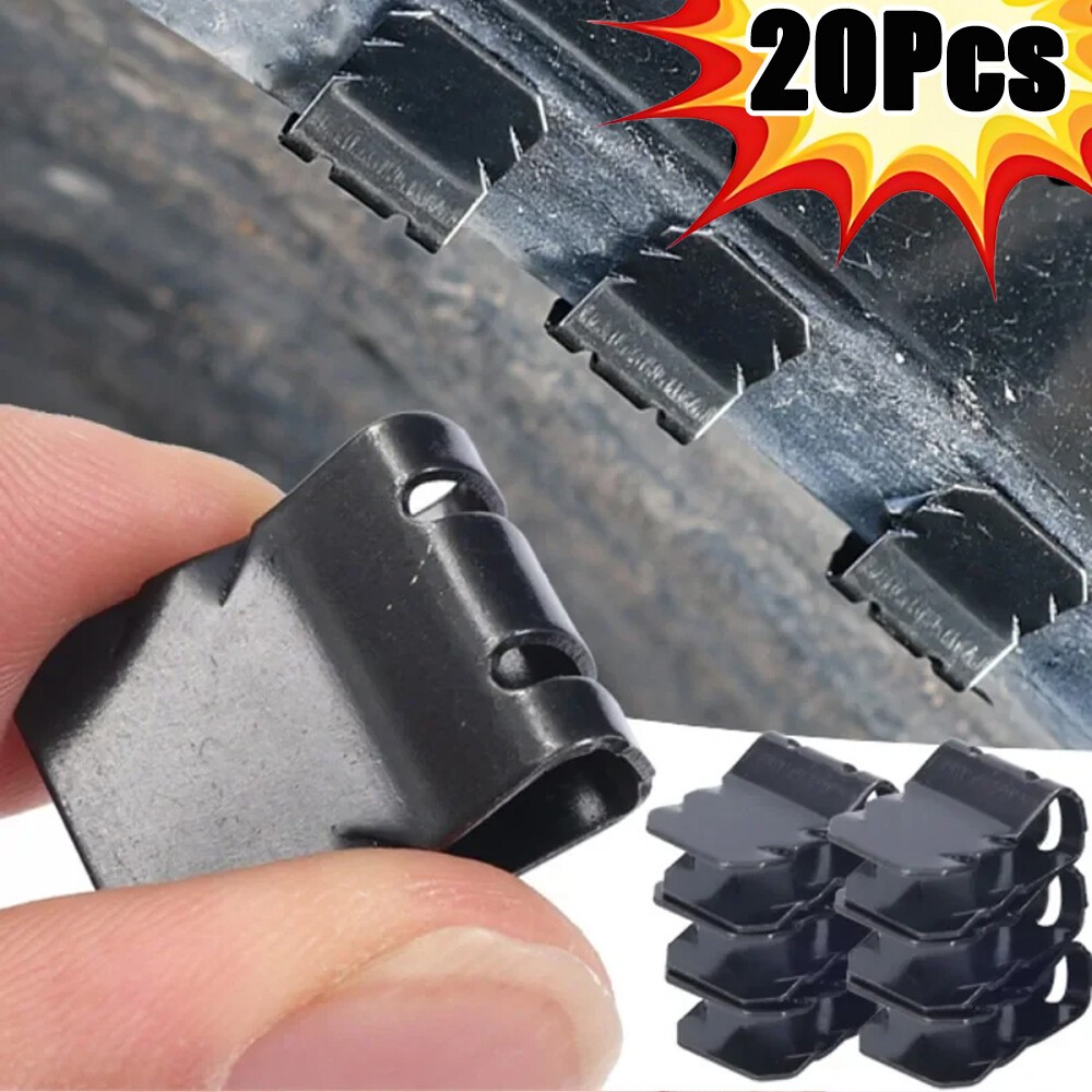 20pcs U Shaped Clips Car Mudguard Fixing Nuts Fender Buckle Fasteners Clip Black