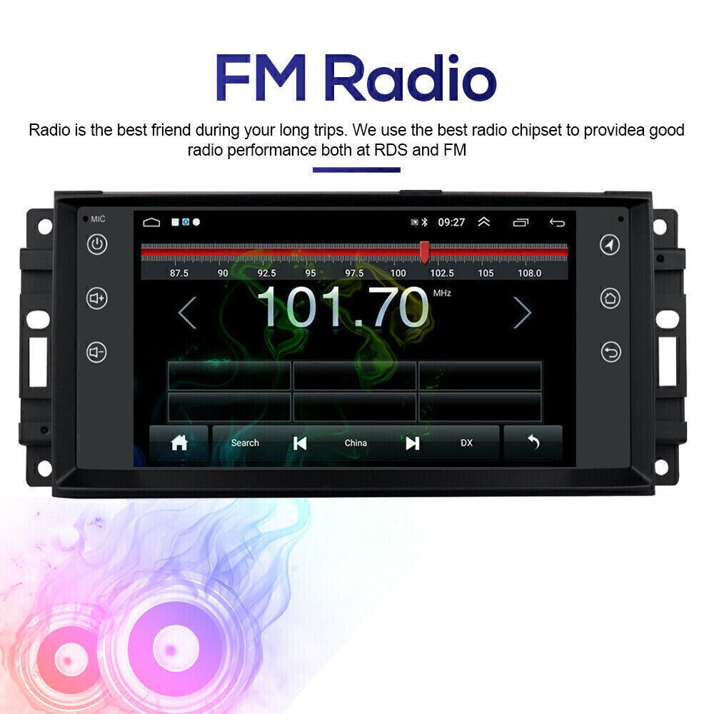 7″ Para 2007-2012 Dodge Nitro Android 14.0 GPS Apple Carplay Stereo Radio