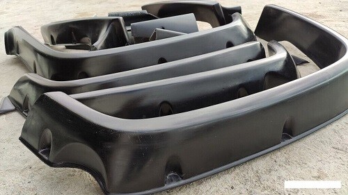 Fits: Hummer H2 Fender Flares + 100mm Unpainted Fiberglass FRP