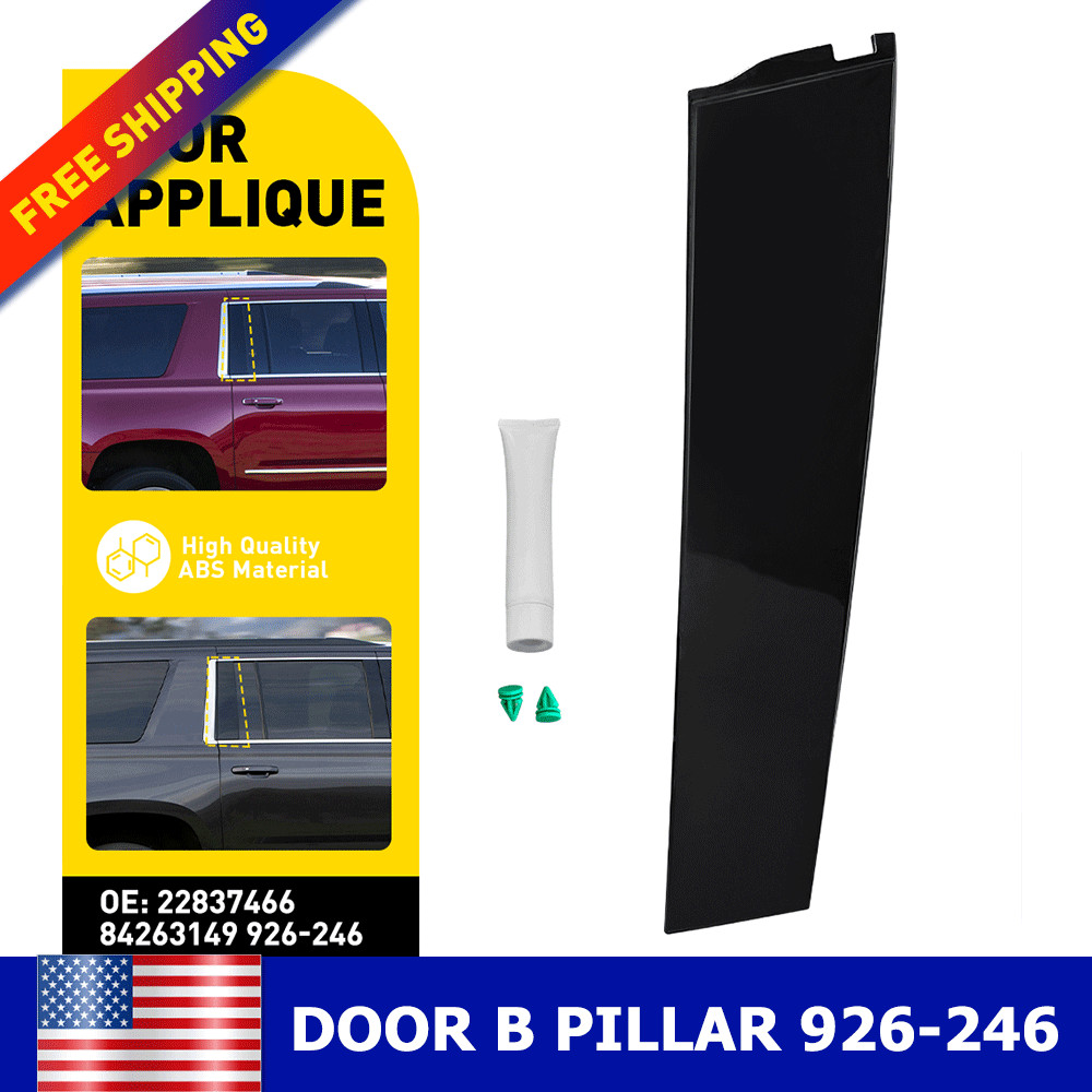 For Chevy Suburban 15-20 Window Door Trim Pillar Post Molding Rear RH Rearward