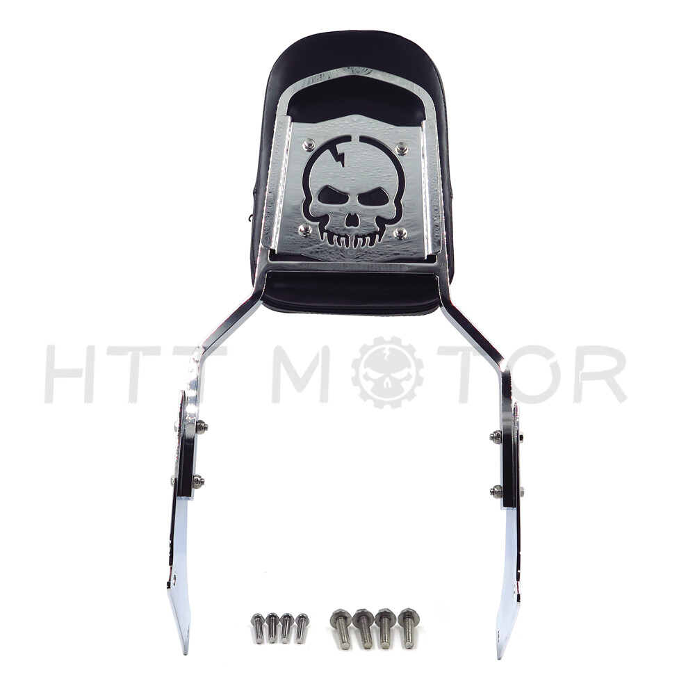 Motorcycle Backrest Sissy Bar Set Luggage Rack For Honda Shadow SABRE ACE VT1100