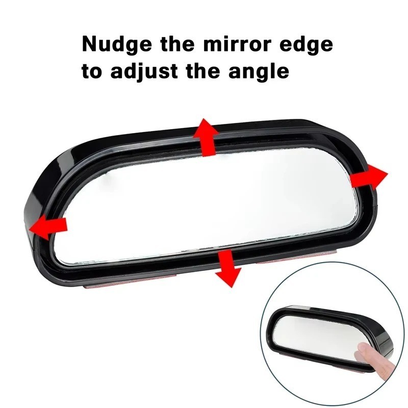 Adjustable Blind Spot Mirror | Wide Angle Convex Car Side Rear View Mirror