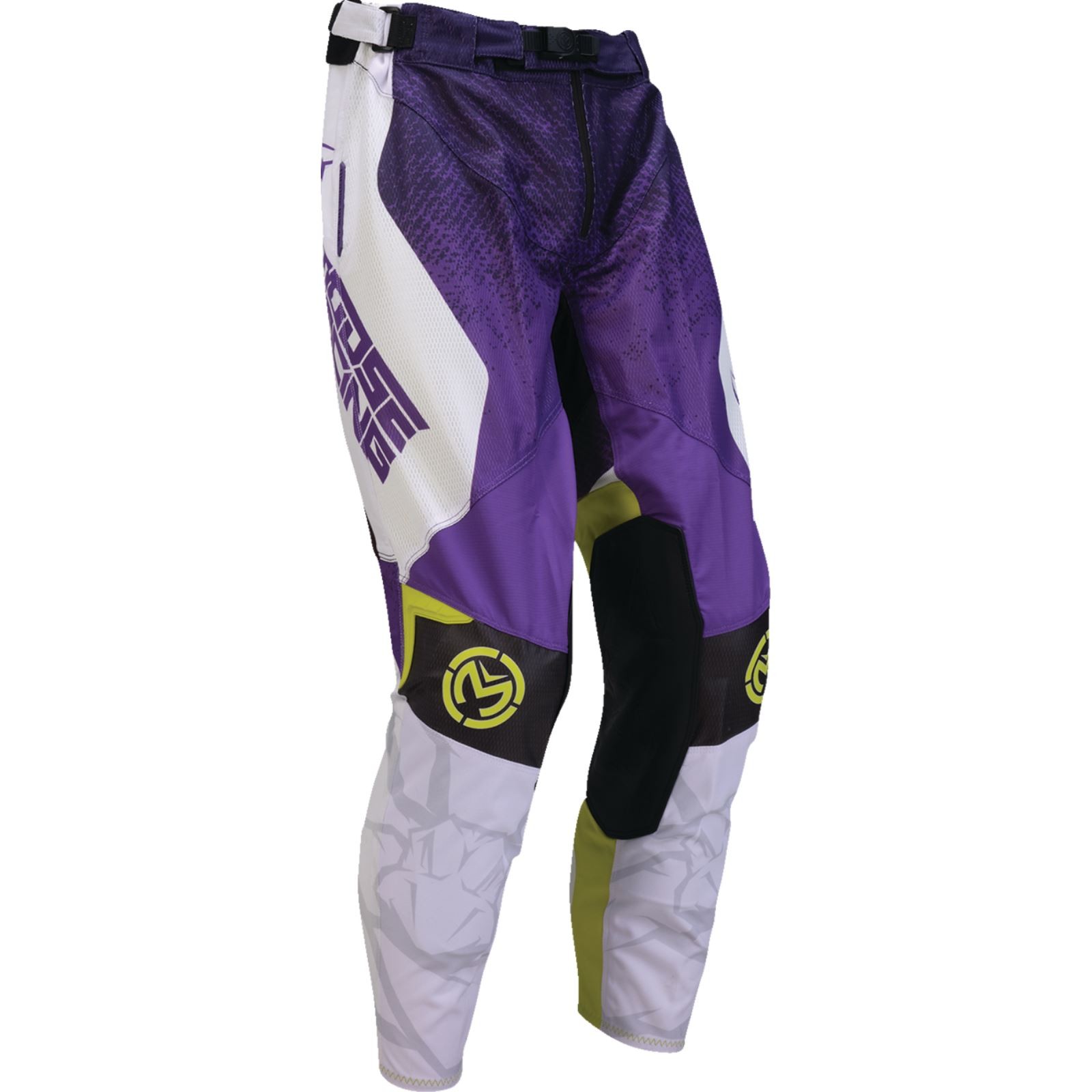 Moose Offroad Sahara Pants – Purple/Hi-Viz – US Size 40 2901-12089