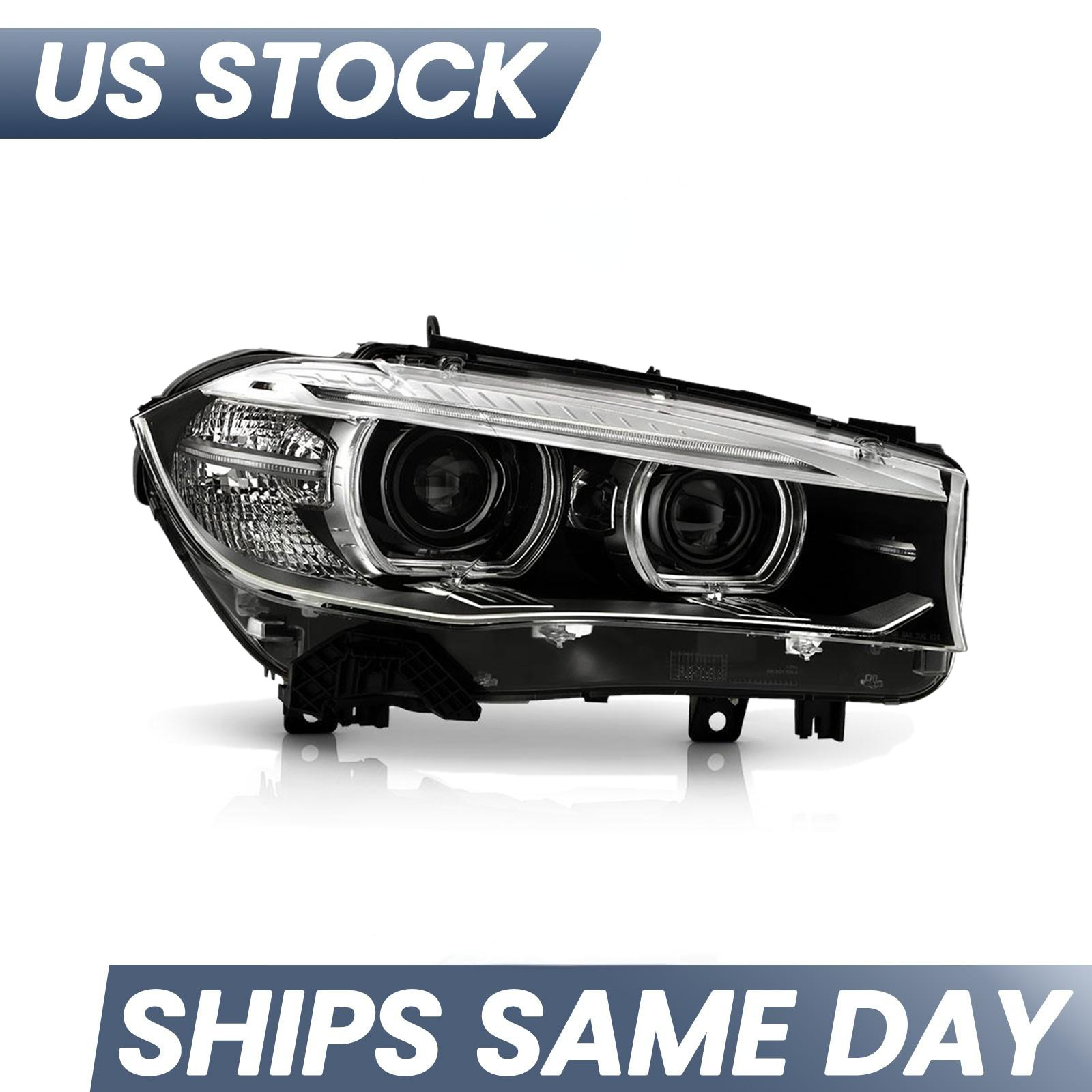 For 2014-2018 BMW X5 F15 F85 HID Headlight W/ AFS Projector Right Passenger
