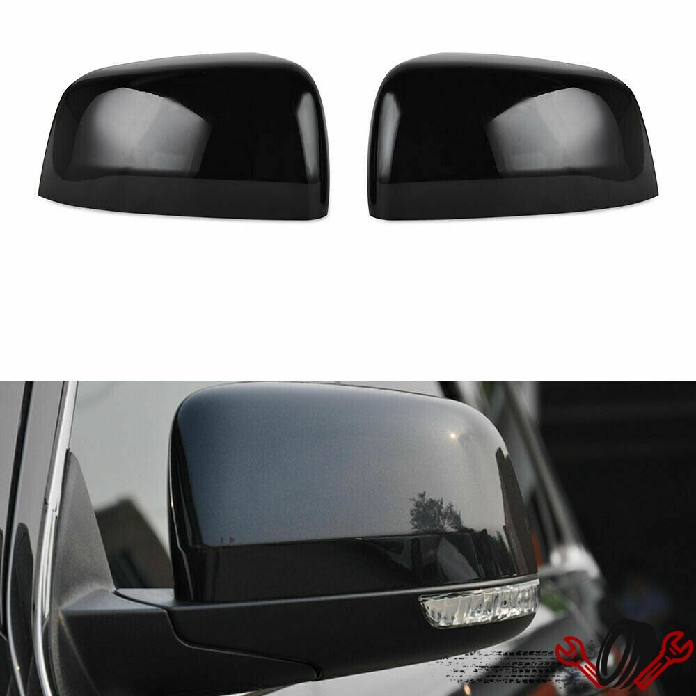 Mirror Cover Cap For Dodge Durango 2011-2022 Gloss Black Replacement Left&Right