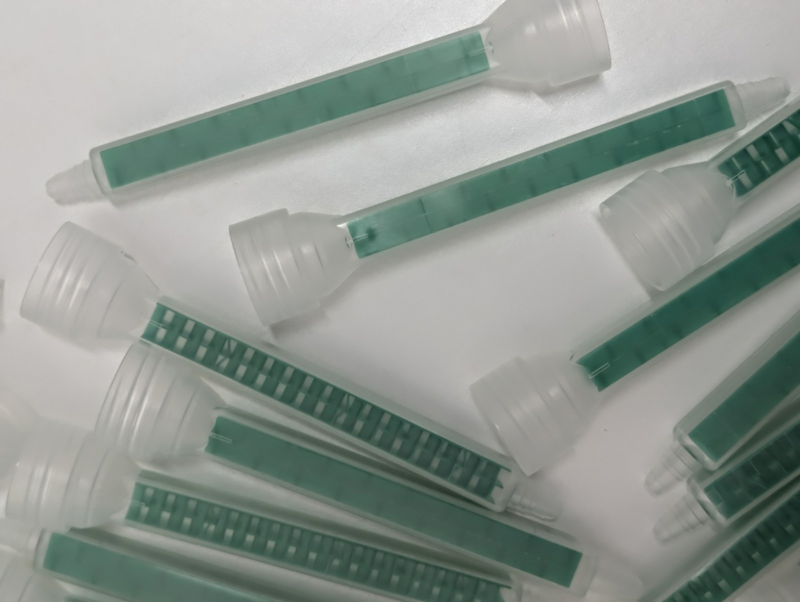 Epoxy Nozzle Mixing Adhesive Tips (5′ L, Square) Fits Many Many 200ml NEW (100)