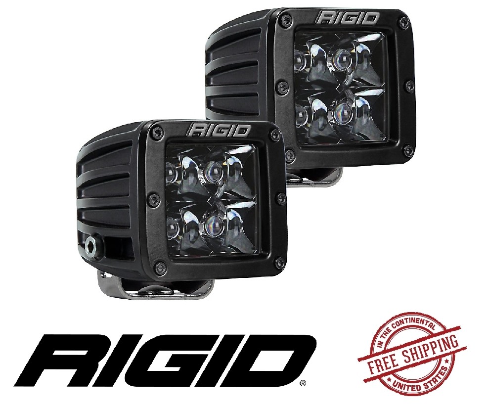 Rigid Industries D-Series PRO Midnight Edition 3″ LED Cube Light Set – Spot