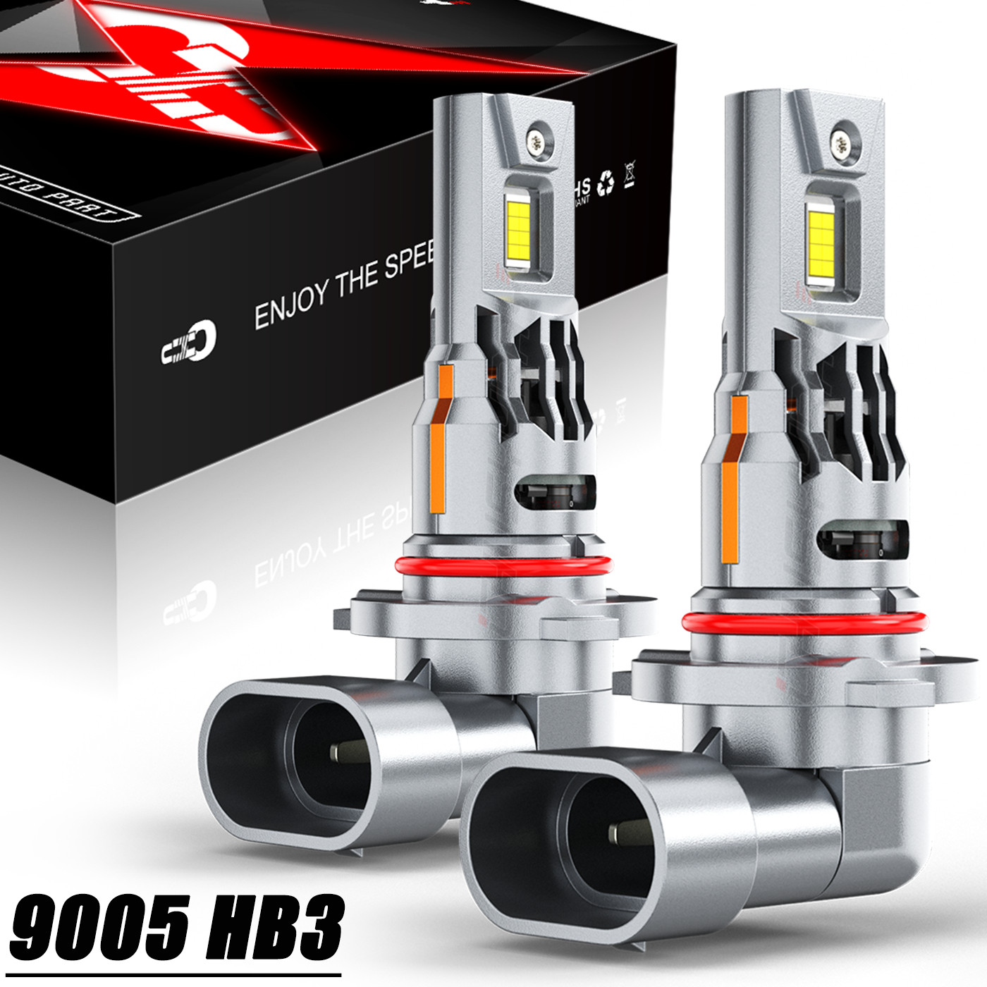 9005 HB3 LED Headlight Super Bright Fog Light Bulbs For 2011-2023 2024 Ram 3500
