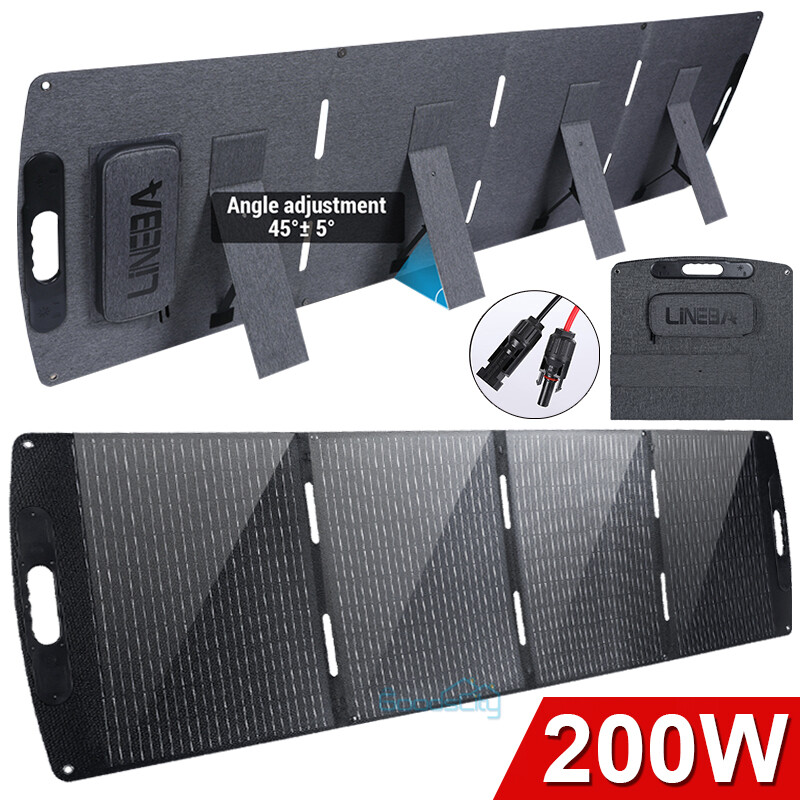 NEW IP65 Solar Panel Portable & Foldable 100W/200W/400W for RV Camping Home