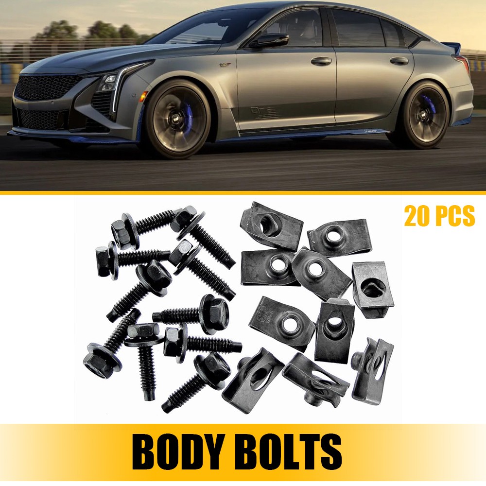 For Ford Truck Bolts & Body U-nut Clips- 5/16-18 x 1-3/16″ Long- 40pcs – #374F