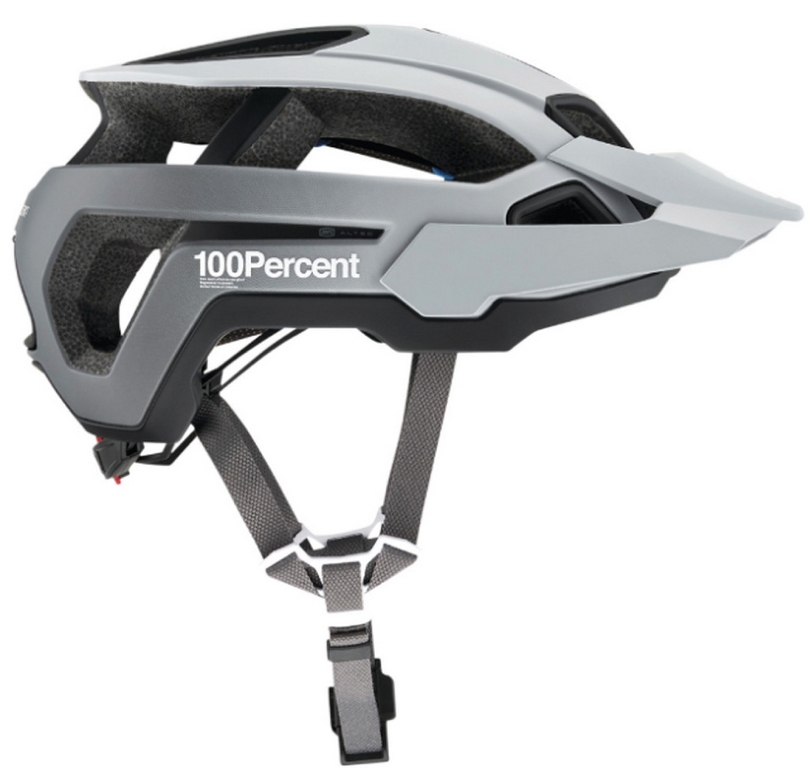 100% Altec MTB Mountain Bike Helmet w/Fidlock Gray