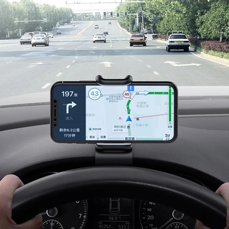 Black Car Dashboard Holder HUD Mount Clip Accessories For Mobile Cell Phone GPS