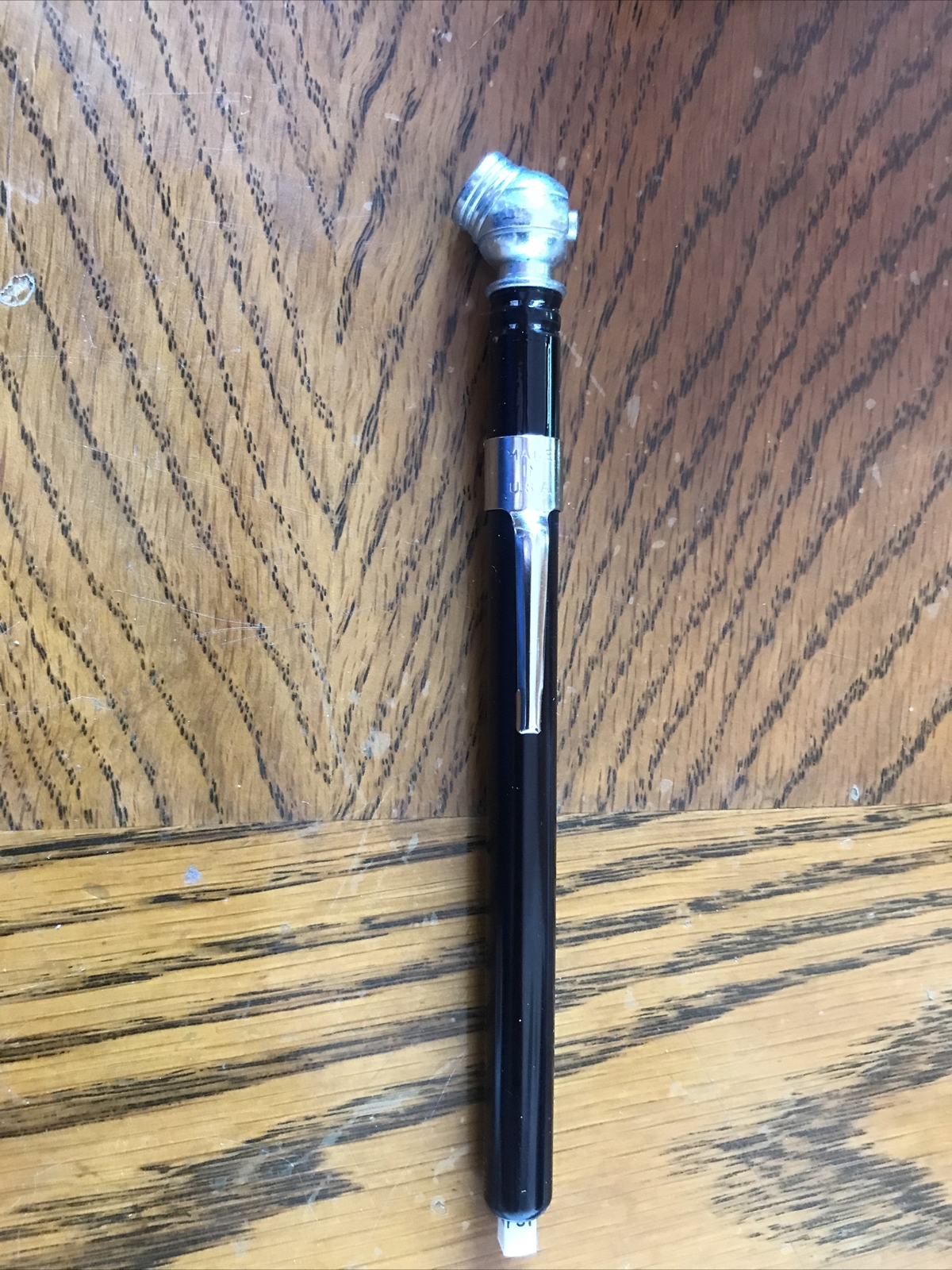 METAL HEAD ALUMINUM TUBE PENCIL TIRE GAUGES 10-50 PSI – US Made Qty-2 FREE SHIP