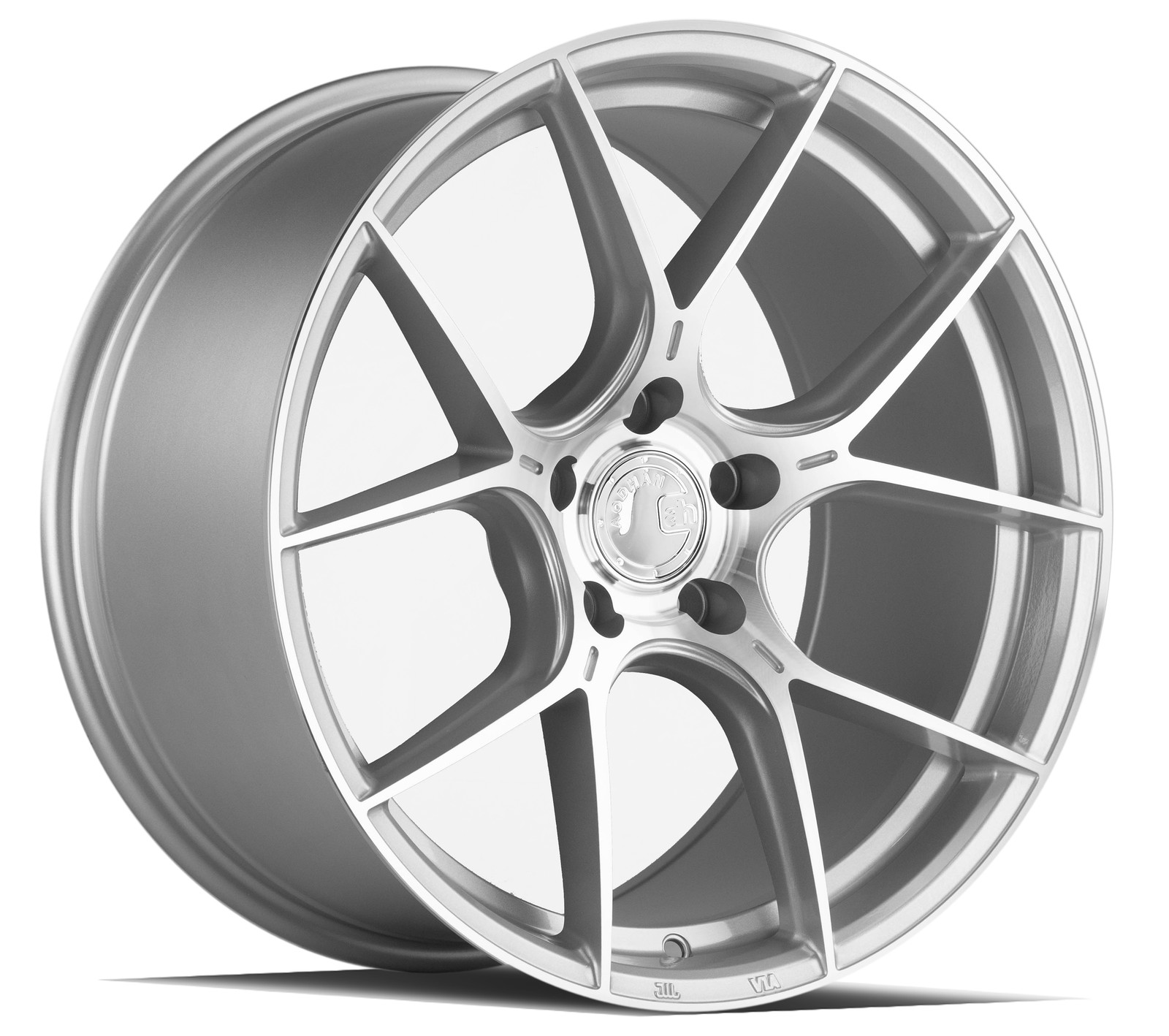Aodhan Wheels Rim AH-11 18×9.5 5×120 72.6CB ET35 Gloss Silver Machined Face