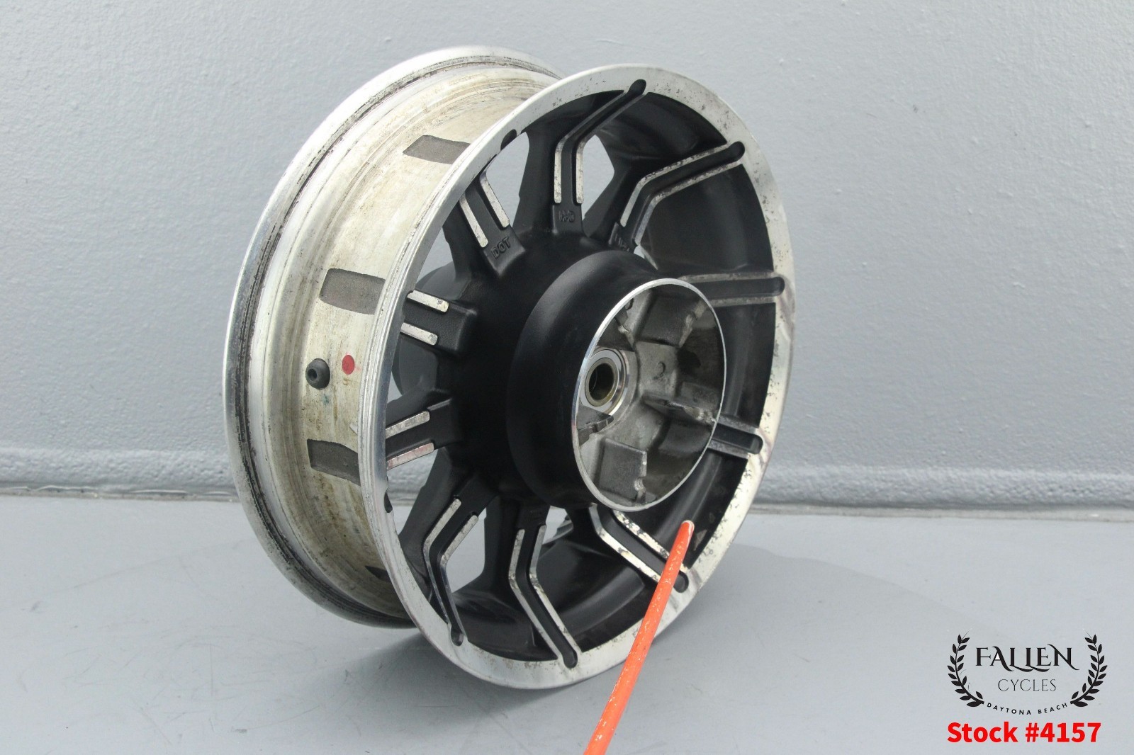 2015 Harley Electra Glide 16″ x 5.00″ Rear Back Wheel Rim IMPELLER 25mm #4157