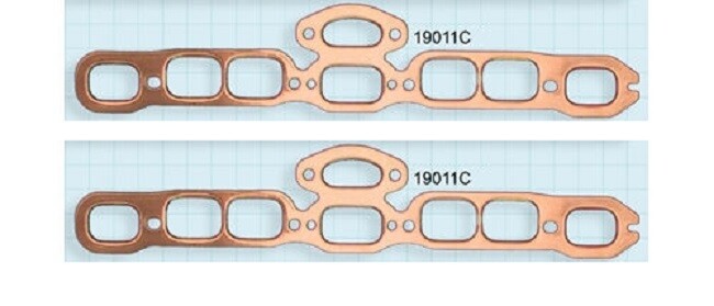 Cadillac/LaSalle 322 346 COPPER Intake+Exhaust Manifold Gaskets BEST 1937-1948