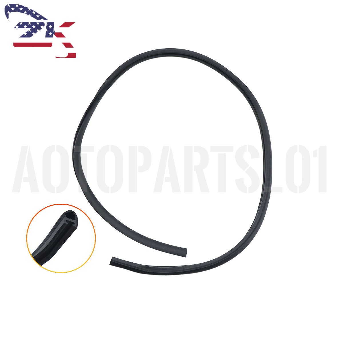 Sunroof Glass Panel Front Seal Weather Strip 54-10-5-B32-973 For BMW X4 X5 X6 X7
