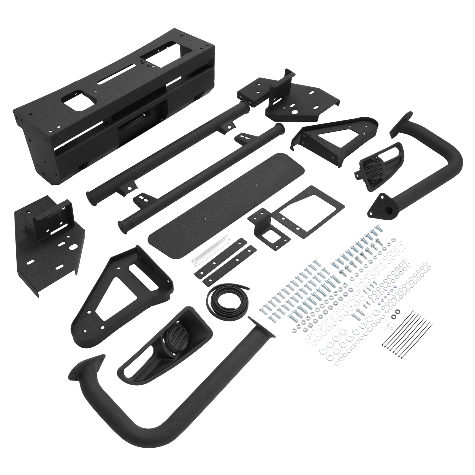 Front Bumper w/ Bull Bar Steel Off-road For Nissan Titan 04-11/ Armada 05-07