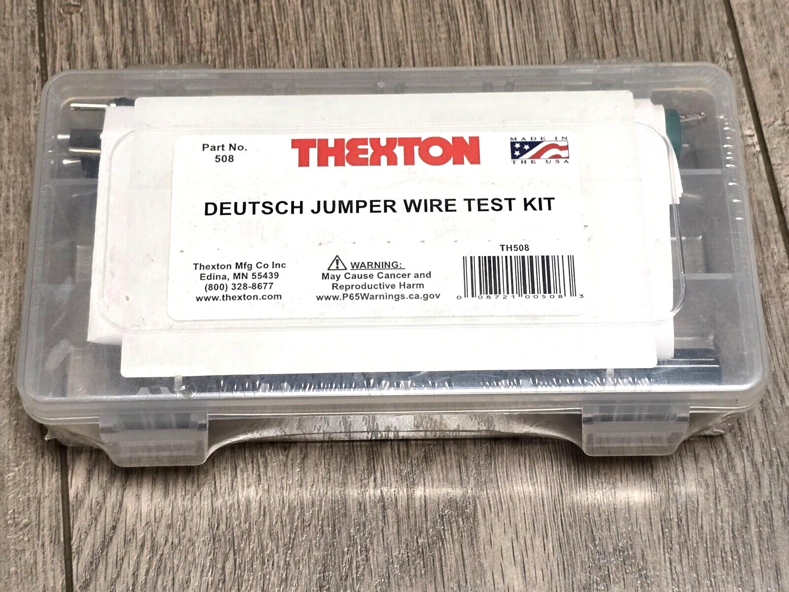 Thexton Pro DEUTSCH Jumper Wire Test Kit & Terminal Release Tools USA #508