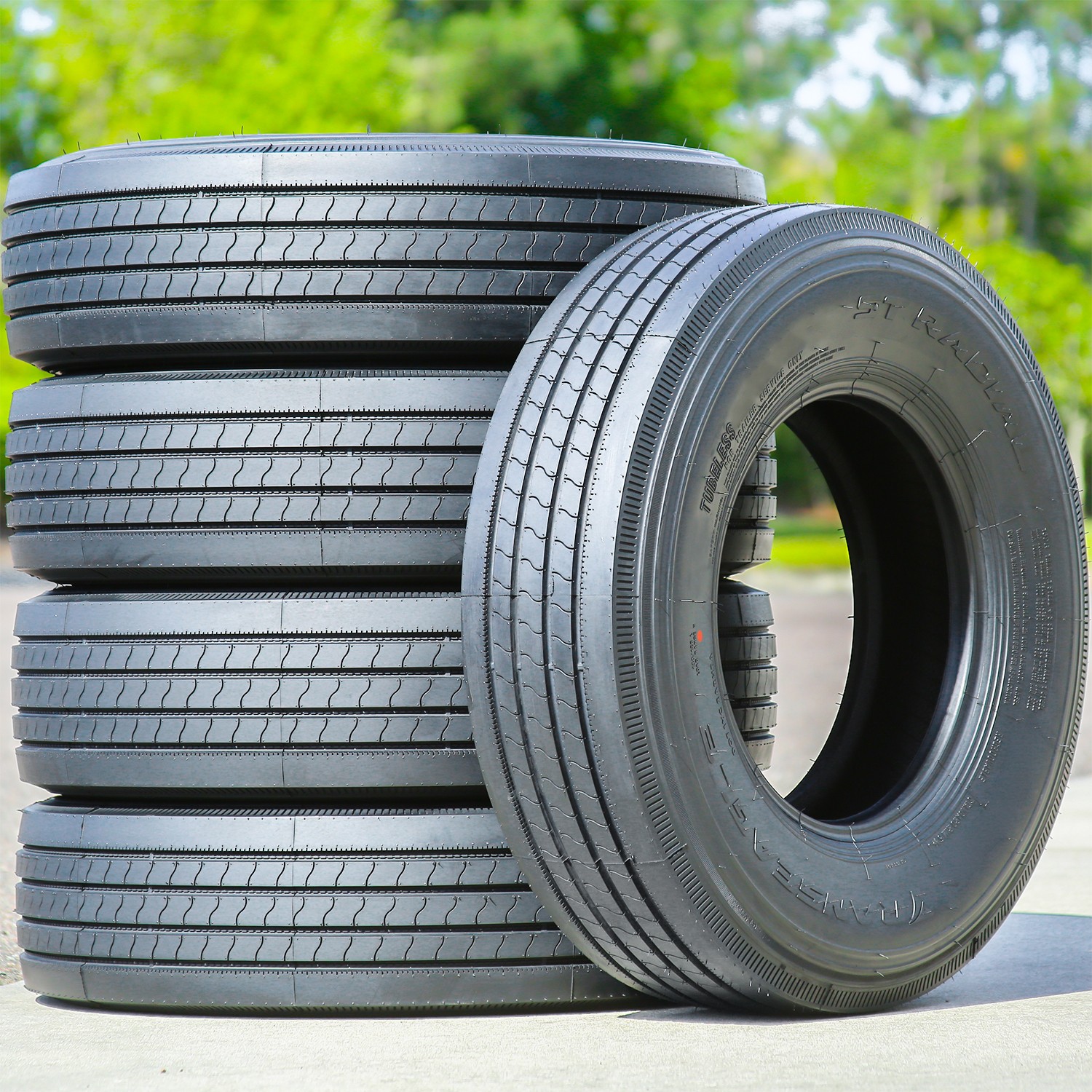 2 Tires 205/90R15 Transeagle ST Radial All Steel Trailer Load F 12 Ply