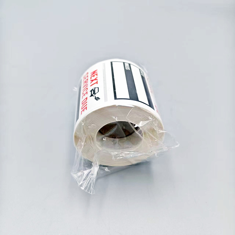 300X Oil Change Stickers Next Service Due Reminder Sticker Roll Window 2″ X 2″