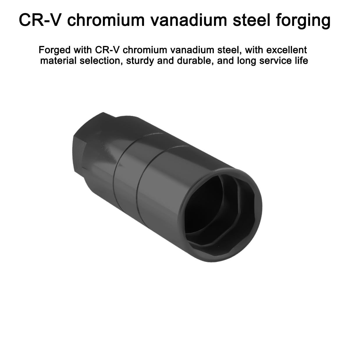Osilly Car Oil Pressure Sensor Socket, 6 One Size, Black Universal Opening